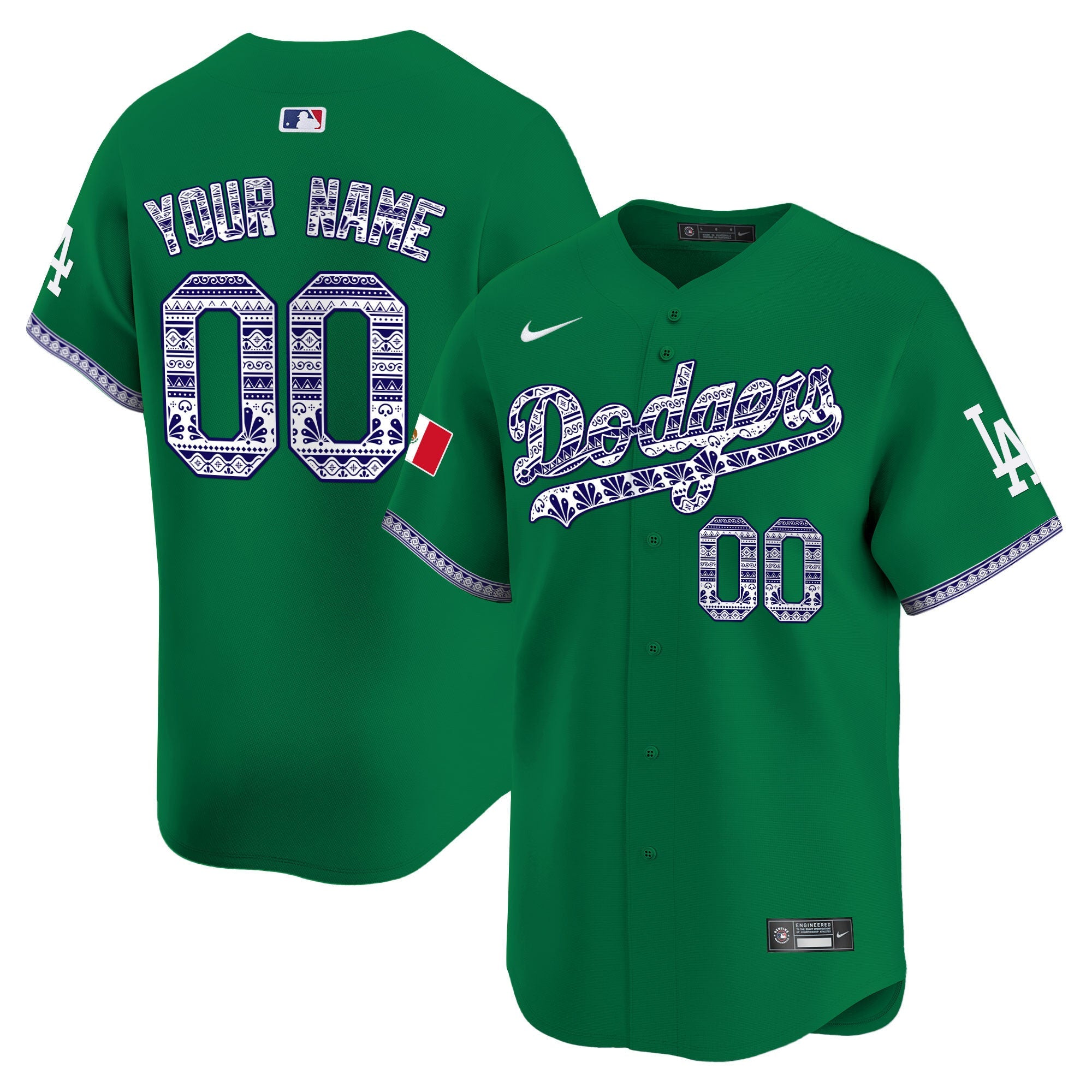 Los Angeles Mexico Vapor Premier Limited Custom Jersey V3