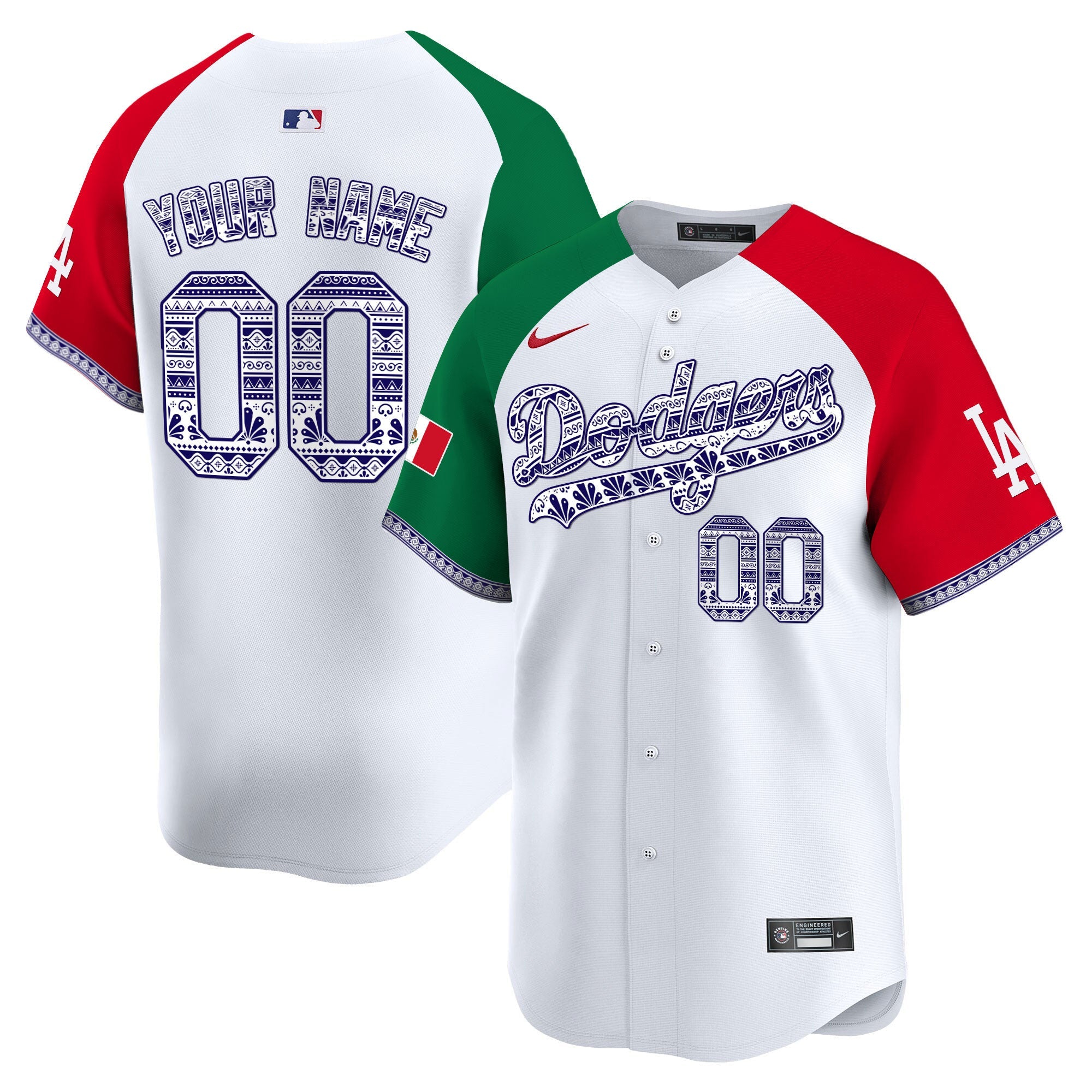 Los Angeles Mexico Vapor Premier Limited Custom Jersey V3