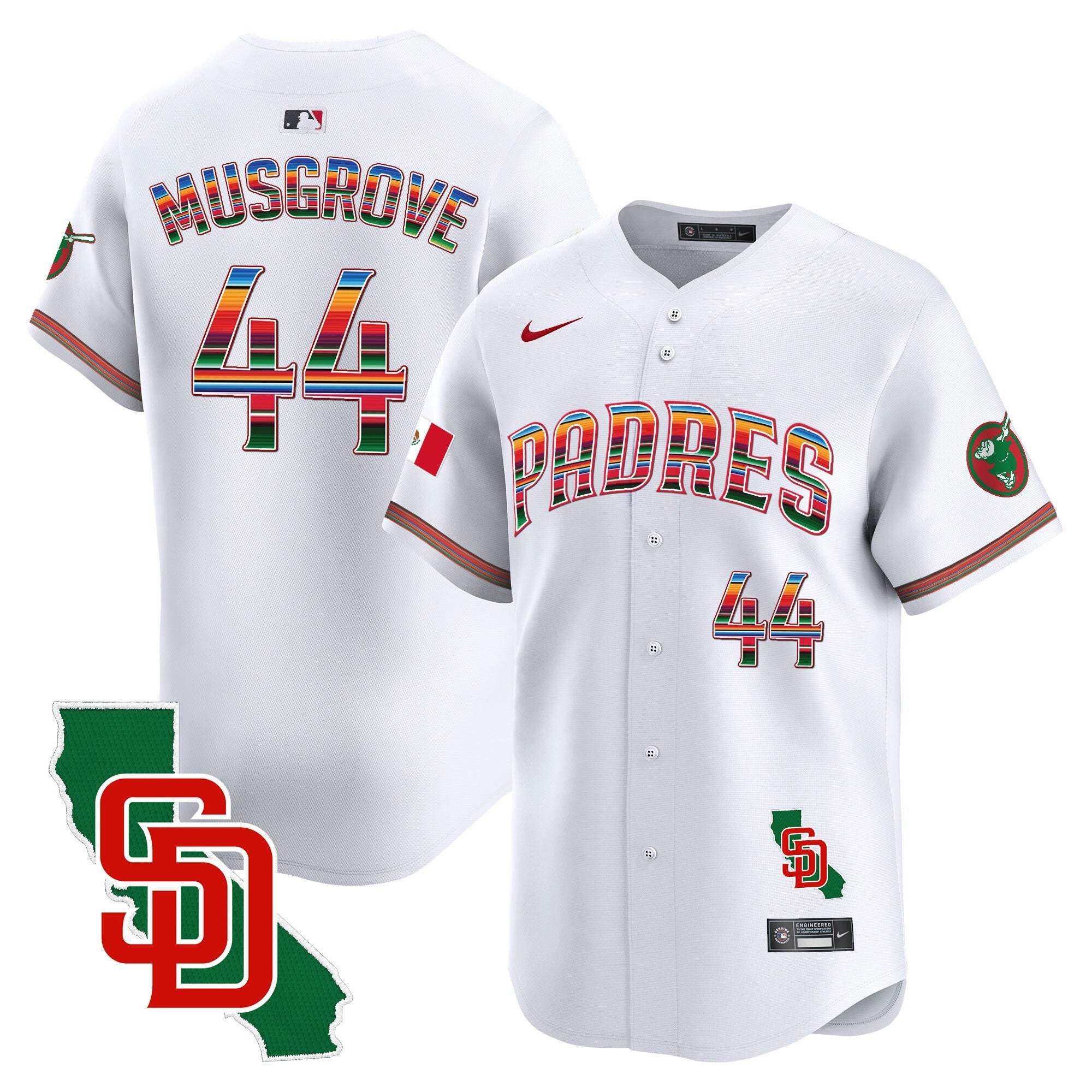 Men’s Mexico California Patch Vapor Premier Limited Jersey