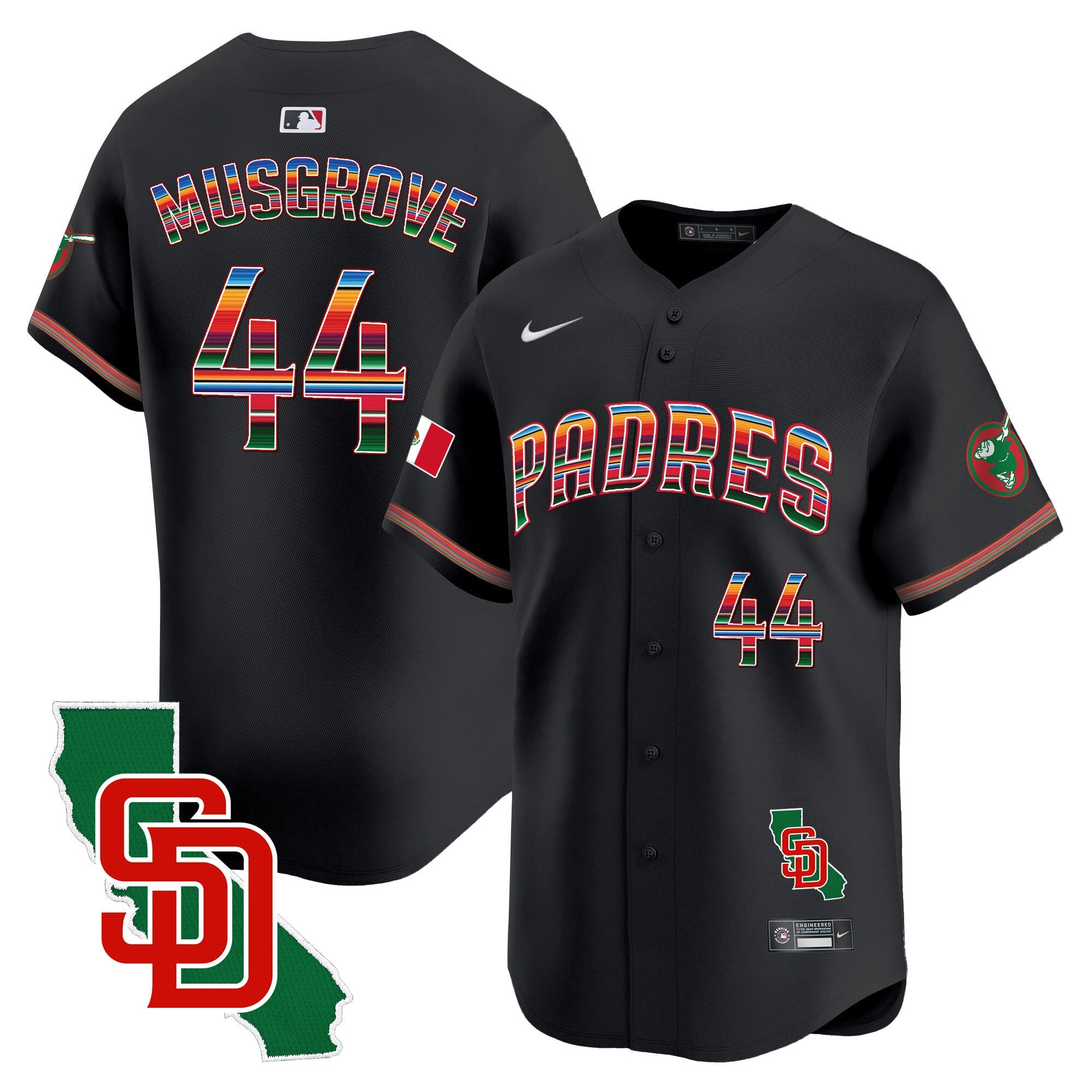 Men’s Mexico California Patch Vapor Premier Limited Jersey
