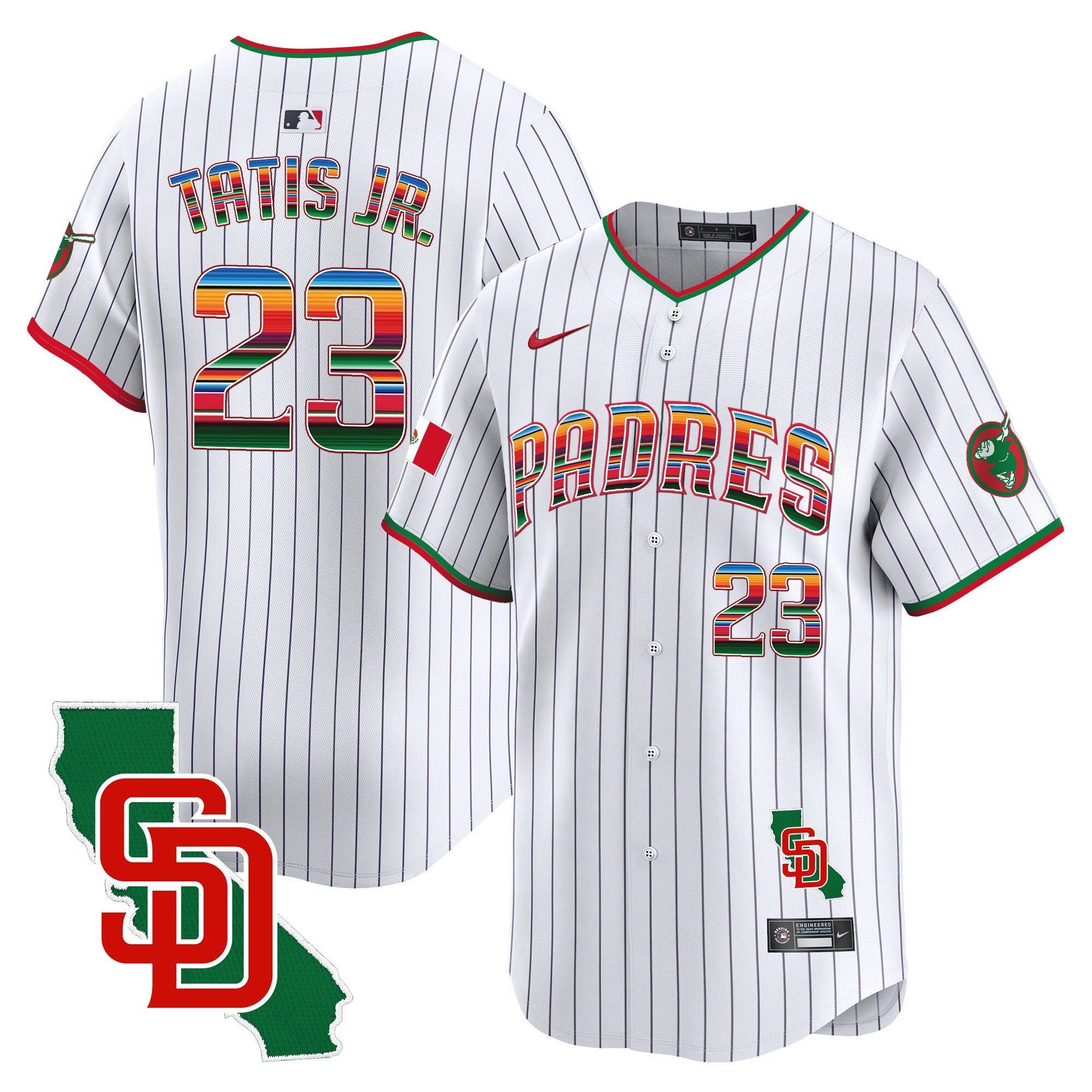Men’s Mexico California Patch Vapor Premier Limited Jersey