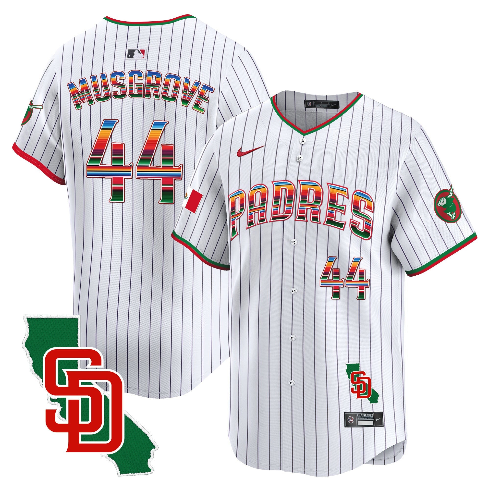 Men’s Mexico California Patch Vapor Premier Limited Jersey