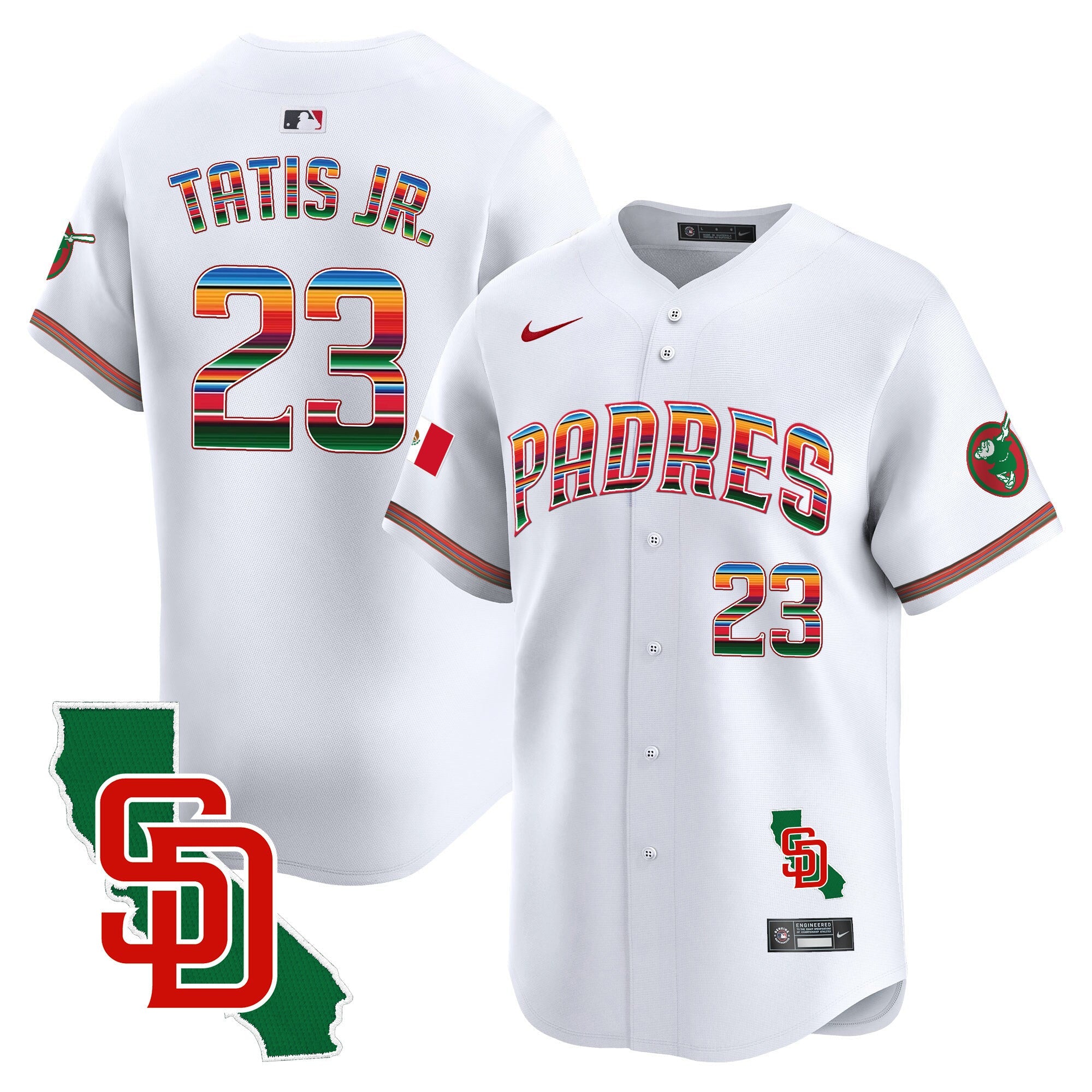 Men’s Mexico California Patch Vapor Premier Limited Jersey