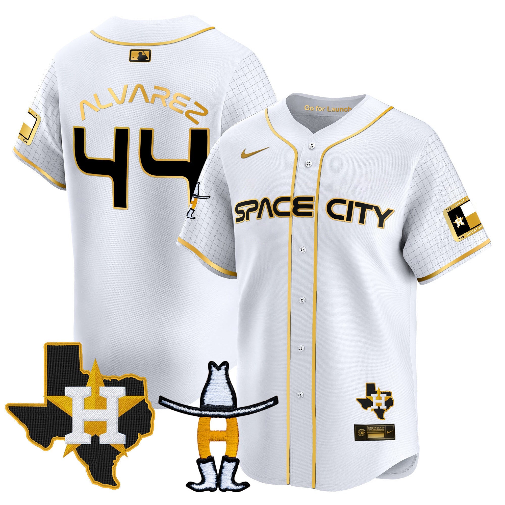 Men’s Space City Texas Patch Vapor Premier Limited Jersey