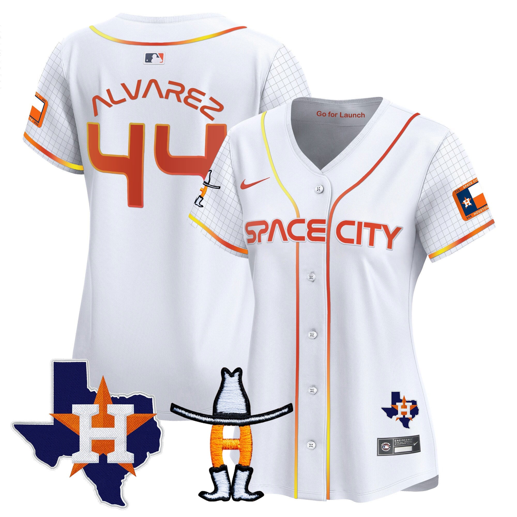 Women’s Space City Texas Patch Vapor Premier Limited Jersey