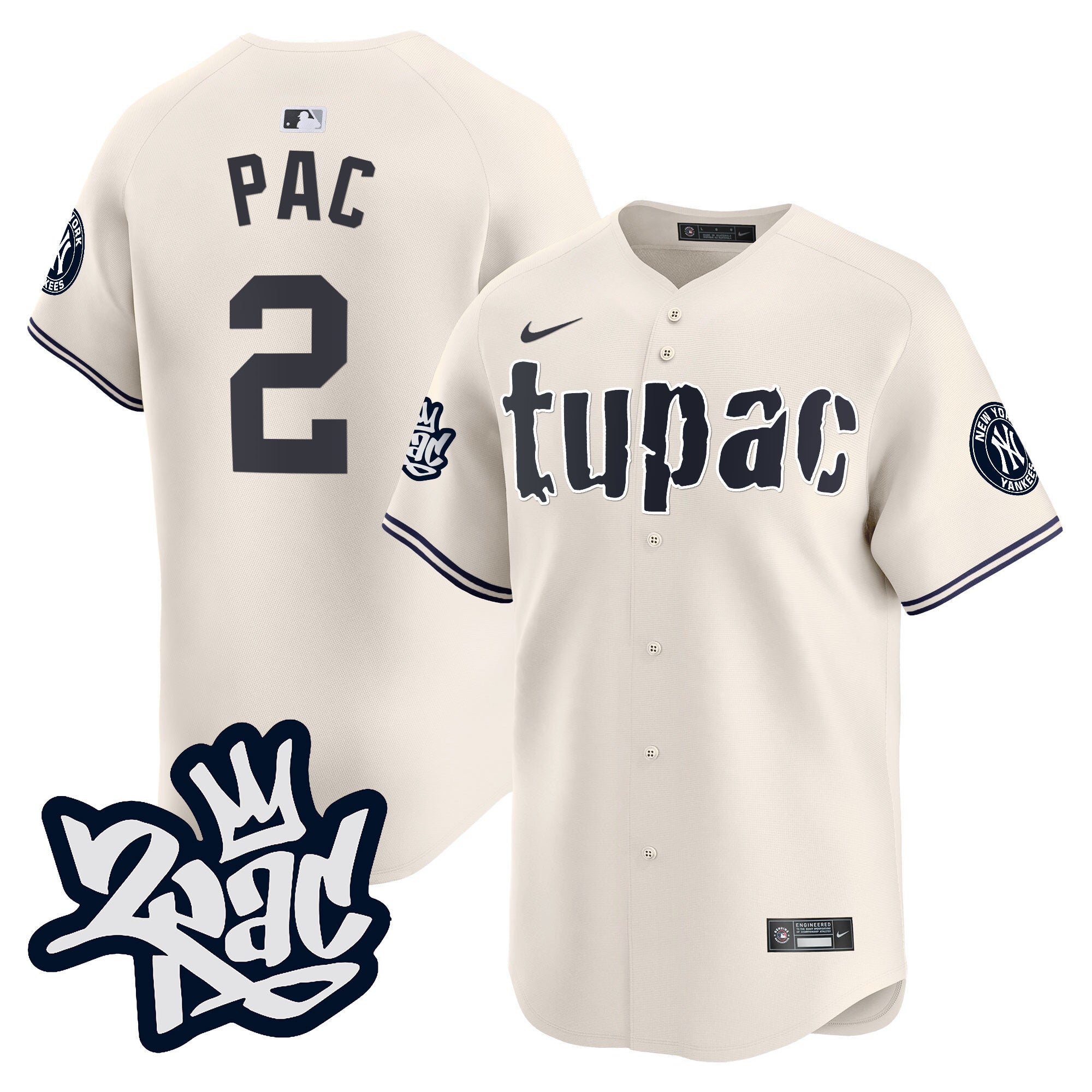 Men’s New York Tupac Shakur Vapor Premier Limited Jersey