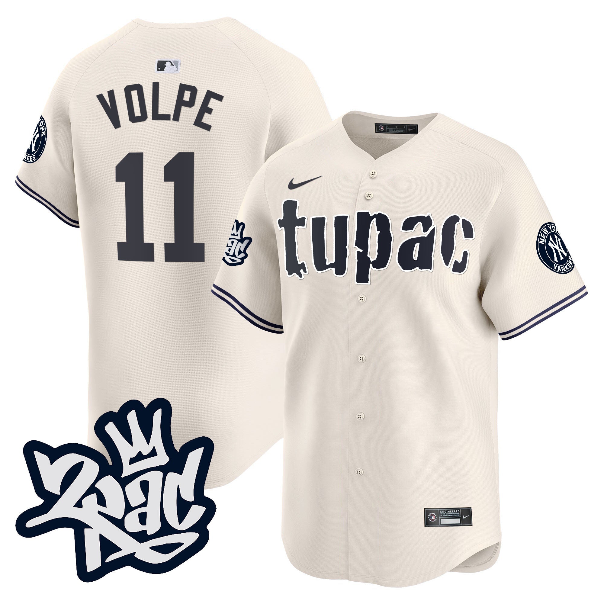 Men’s New York Tupac Shakur Vapor Premier Limited Jersey