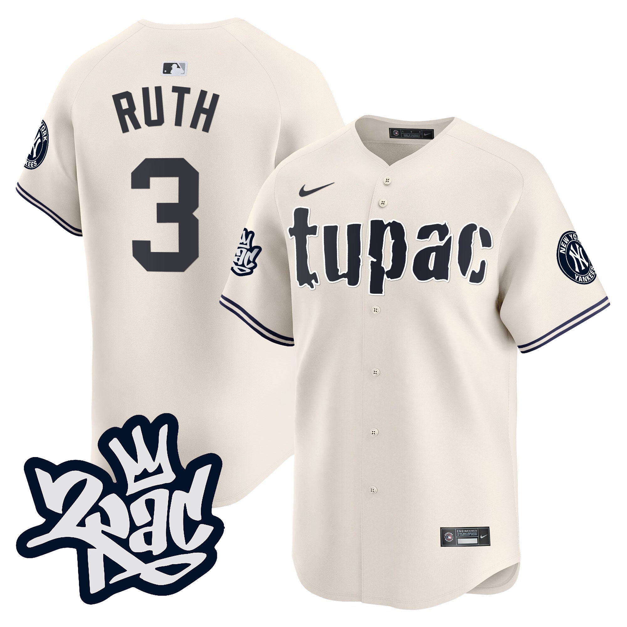 Men’s New York Tupac Shakur Vapor Premier Limited Jersey