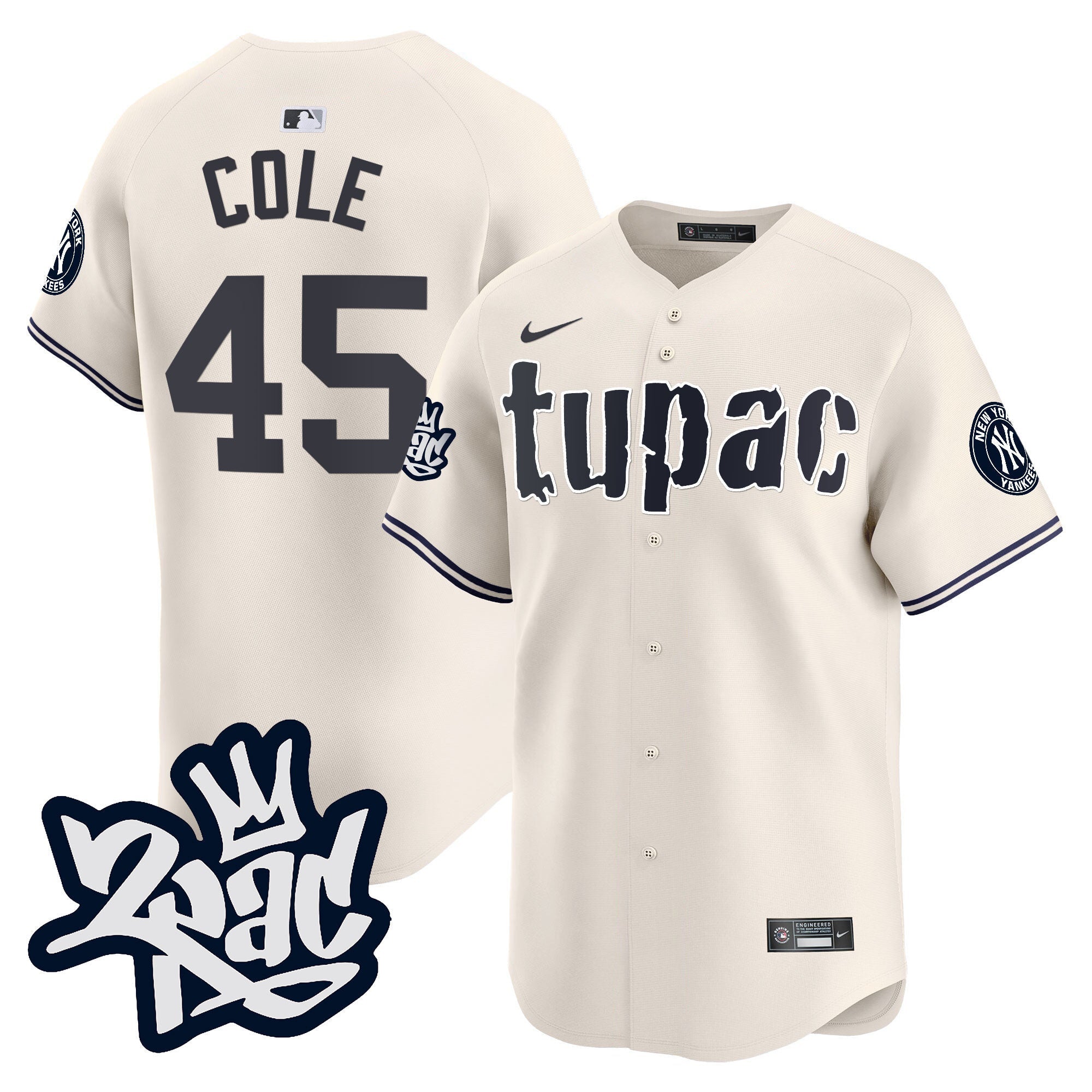 Men’s New York Tupac Shakur Vapor Premier Limited Jersey