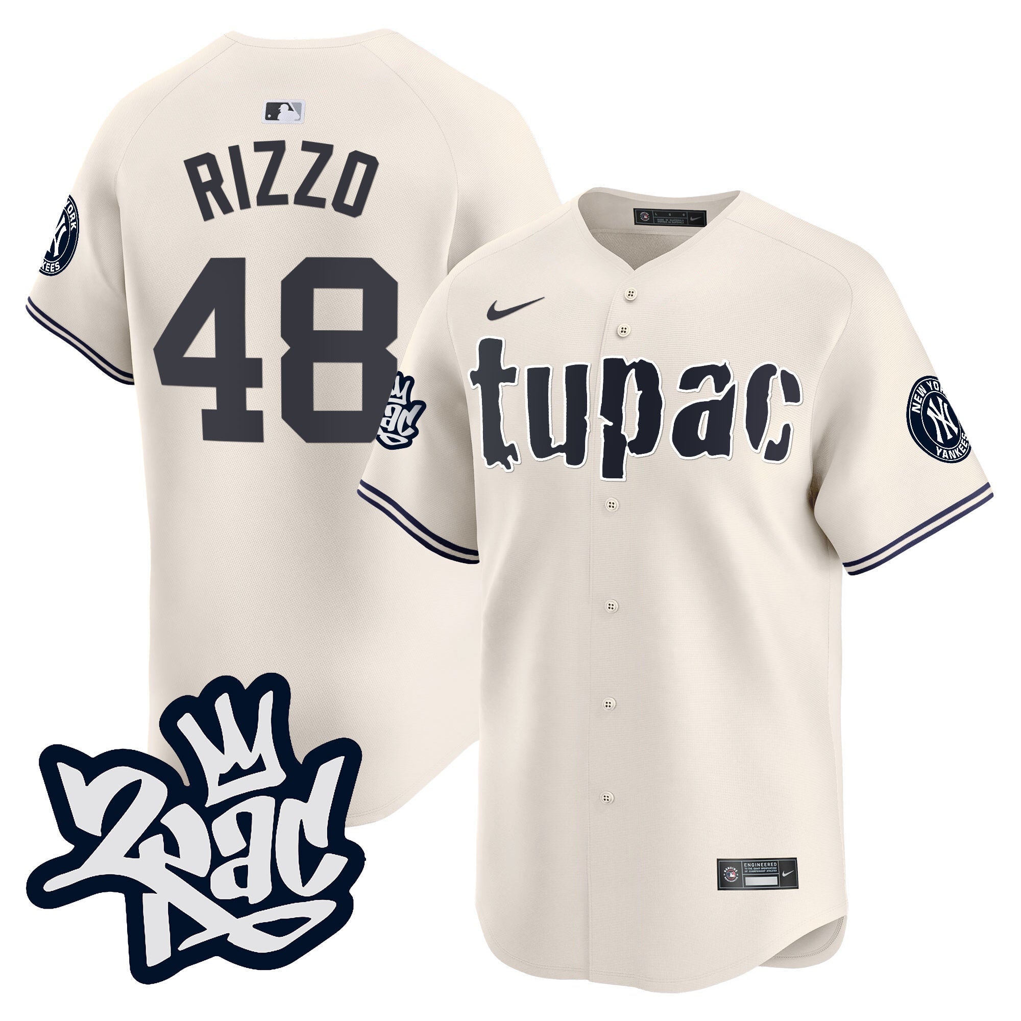 Men’s New York Tupac Shakur Vapor Premier Limited Jersey