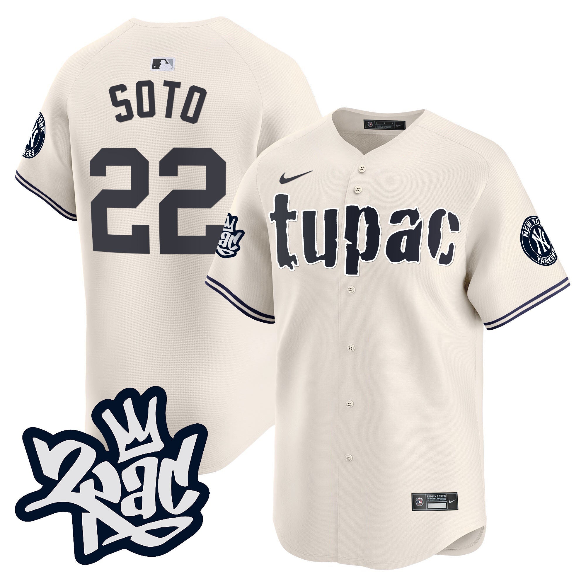Men’s New York Tupac Shakur Vapor Premier Limited Jersey