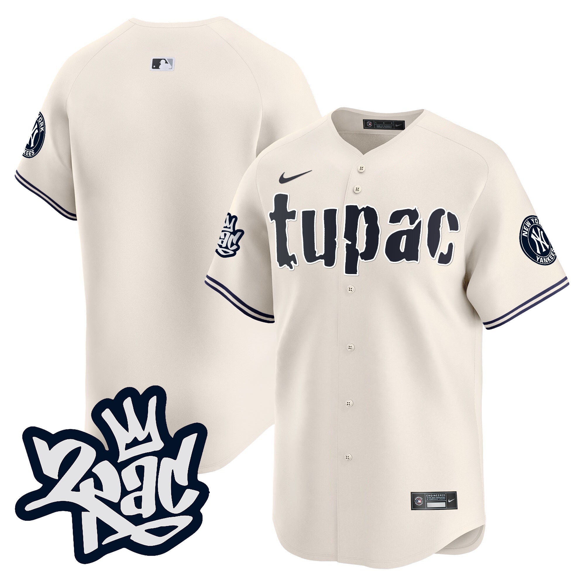 Men’s New York Tupac Shakur Vapor Premier Limited Jersey