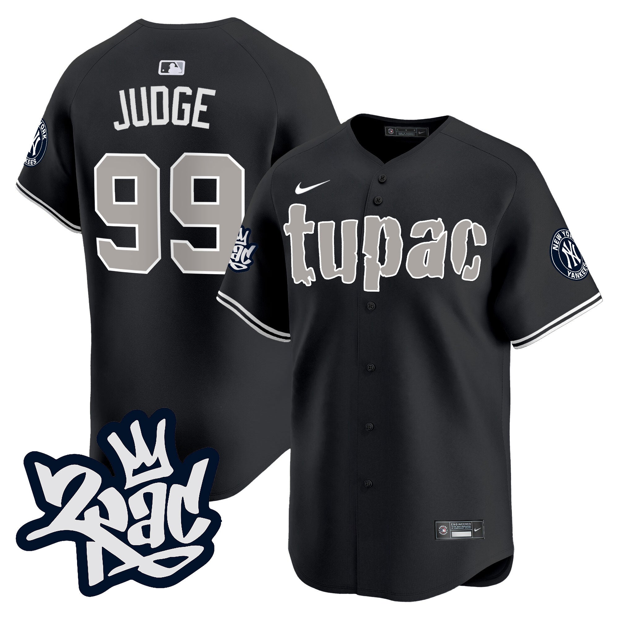 Men’s New York Tupac Shakur Vapor Premier Limited Jersey