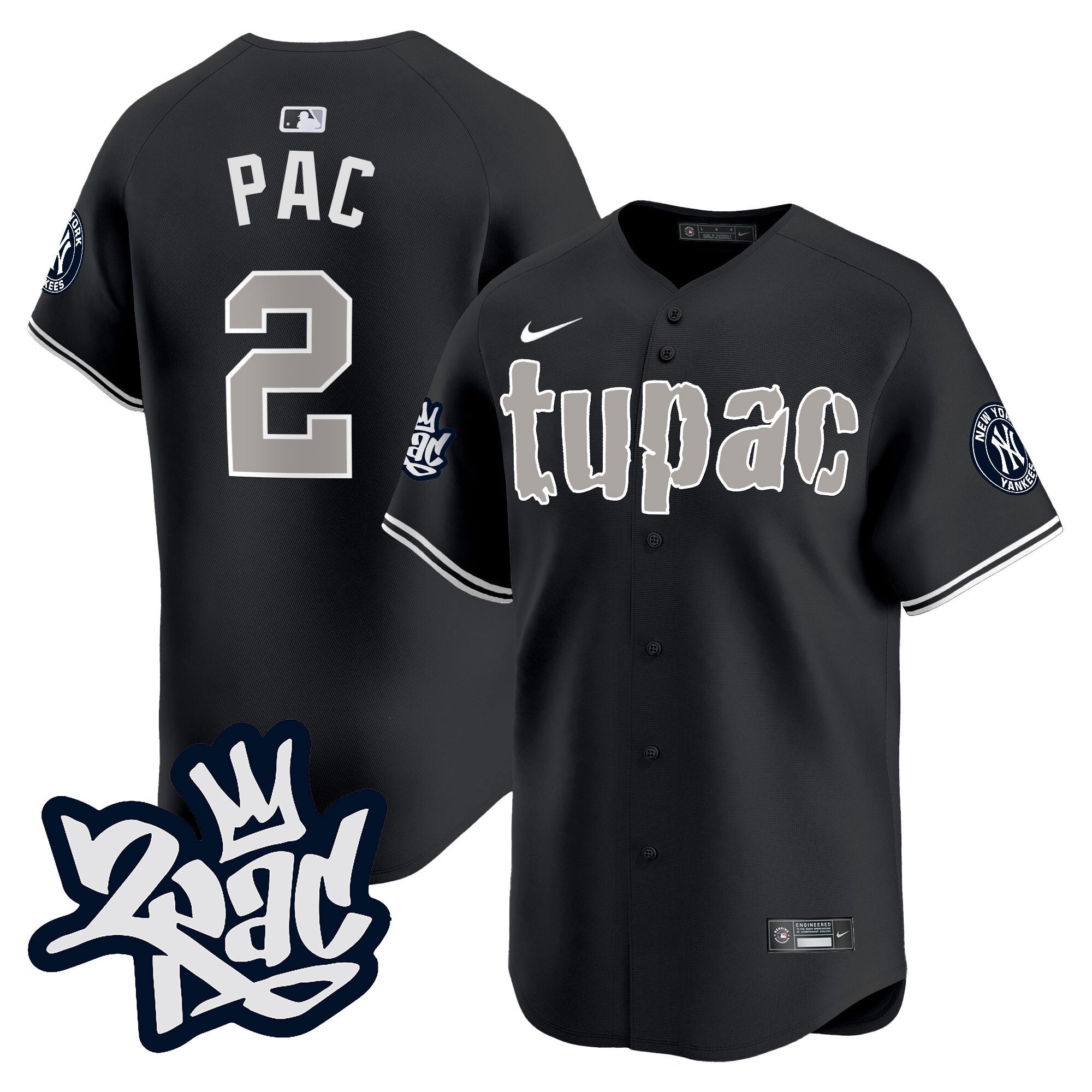 Men’s New York Tupac Shakur Vapor Premier Limited Jersey