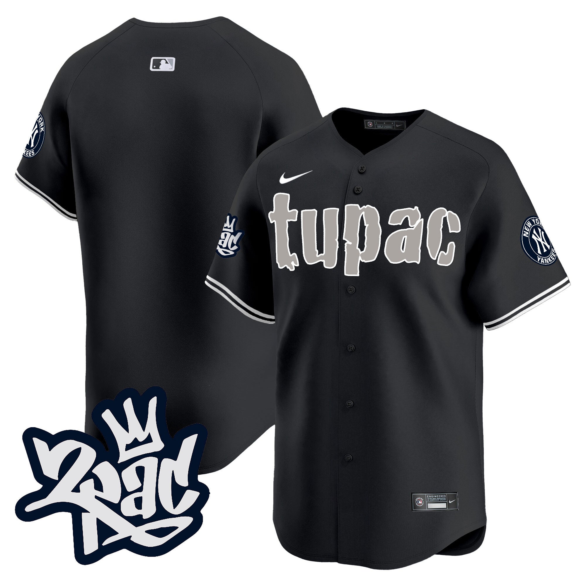 Men’s New York Tupac Shakur Vapor Premier Limited Jersey