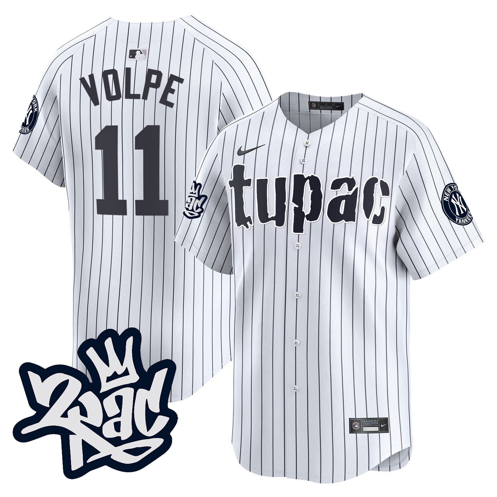 Men’s New York Tupac Shakur Vapor Premier Limited Jersey