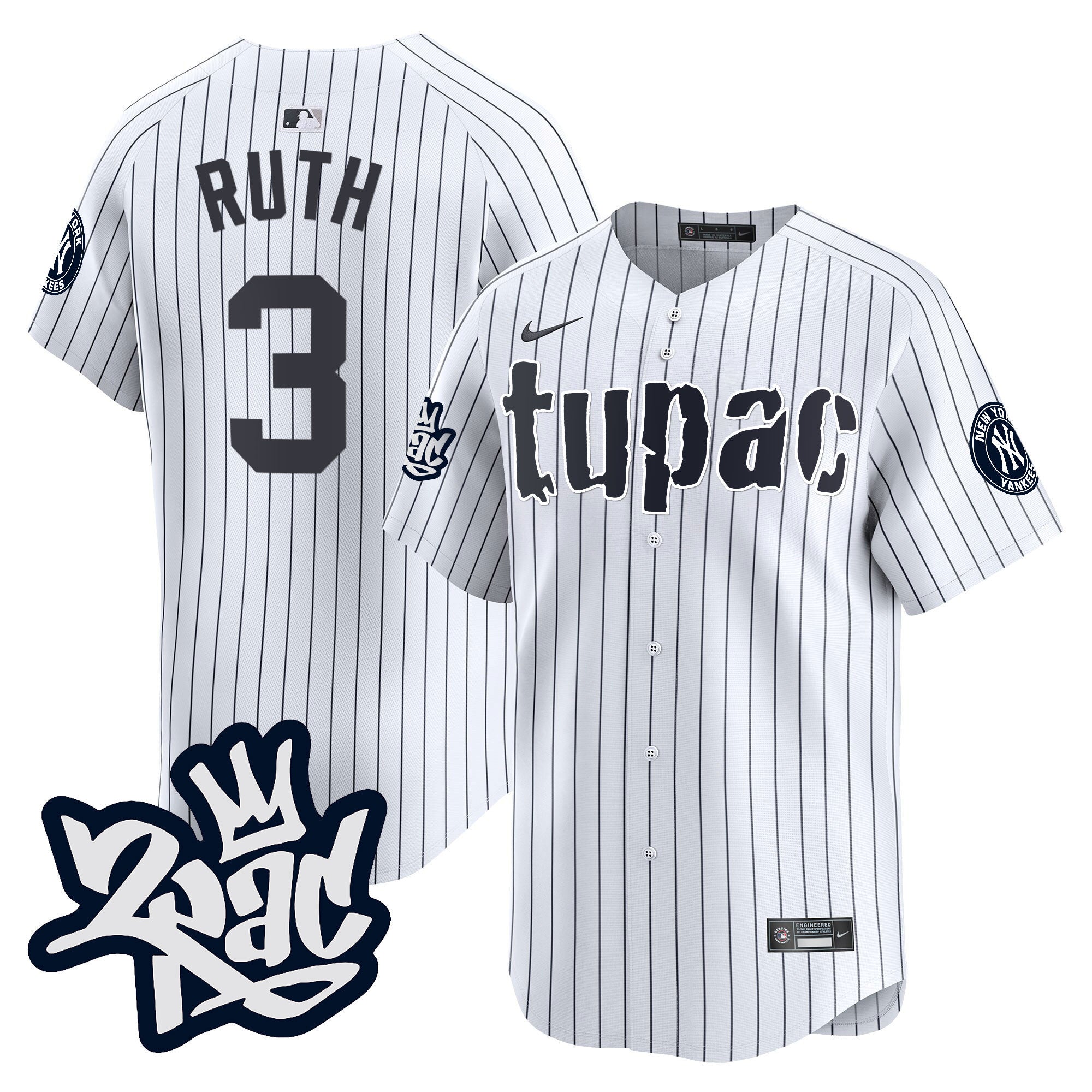 Men’s New York Tupac Shakur Vapor Premier Limited Jersey
