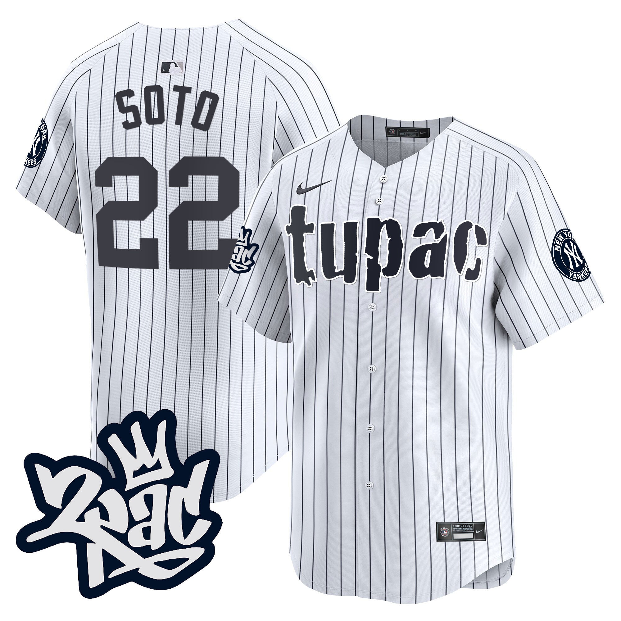 Men’s New York Tupac Shakur Vapor Premier Limited Jersey
