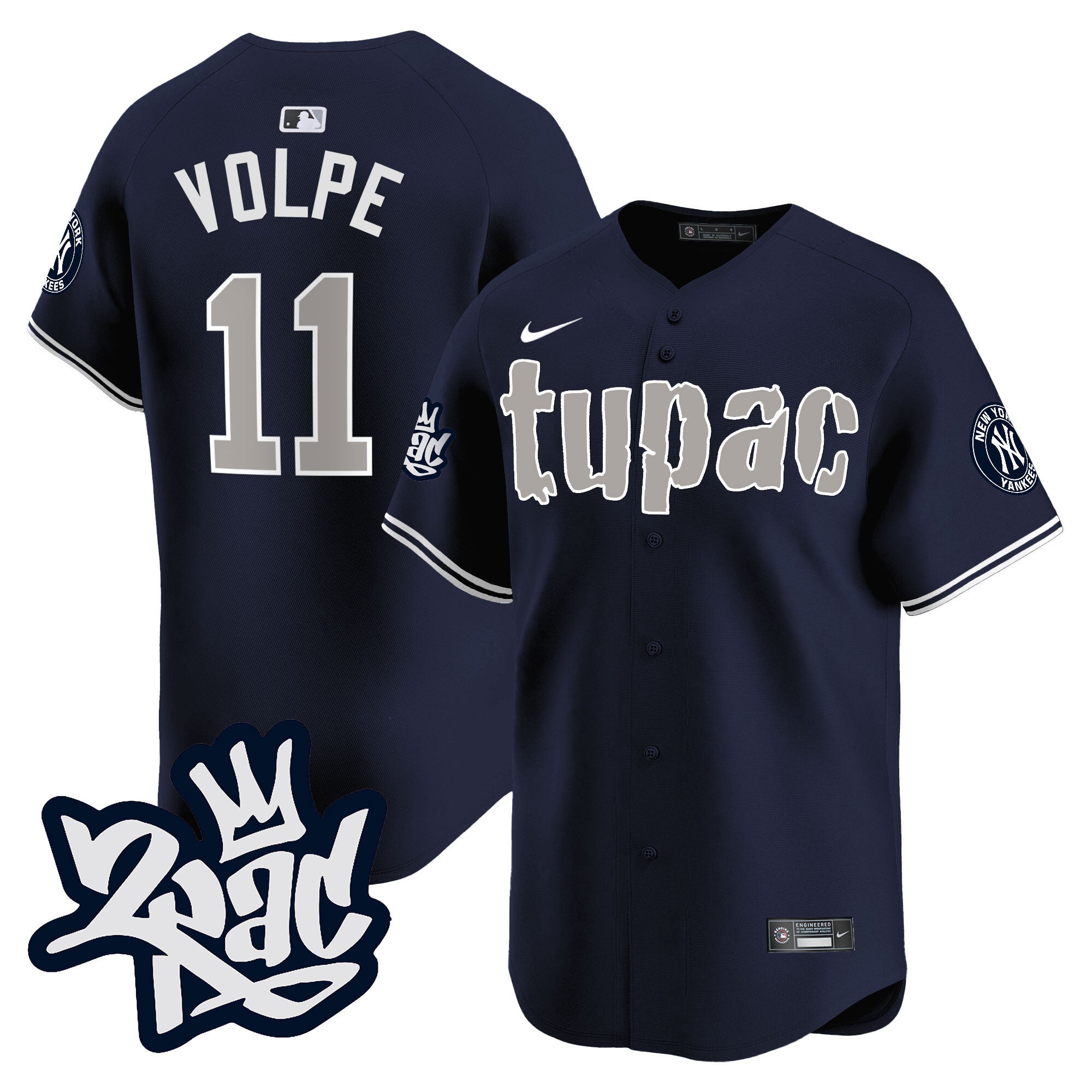 Men’s New York Tupac Shakur Vapor Premier Limited Jersey