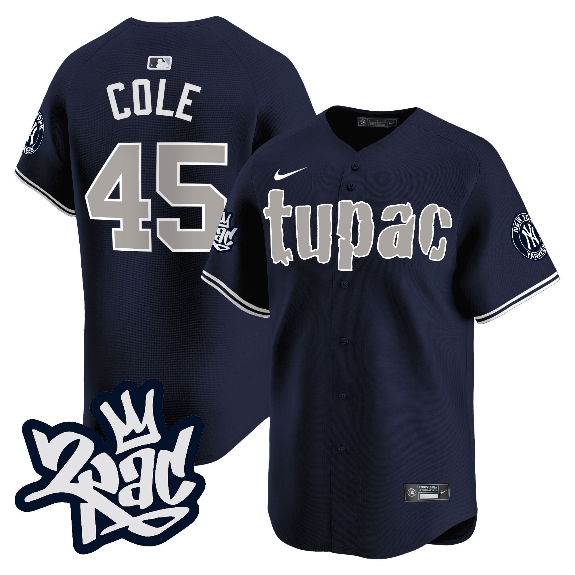 Men’s New York Tupac Shakur Vapor Premier Limited Jersey