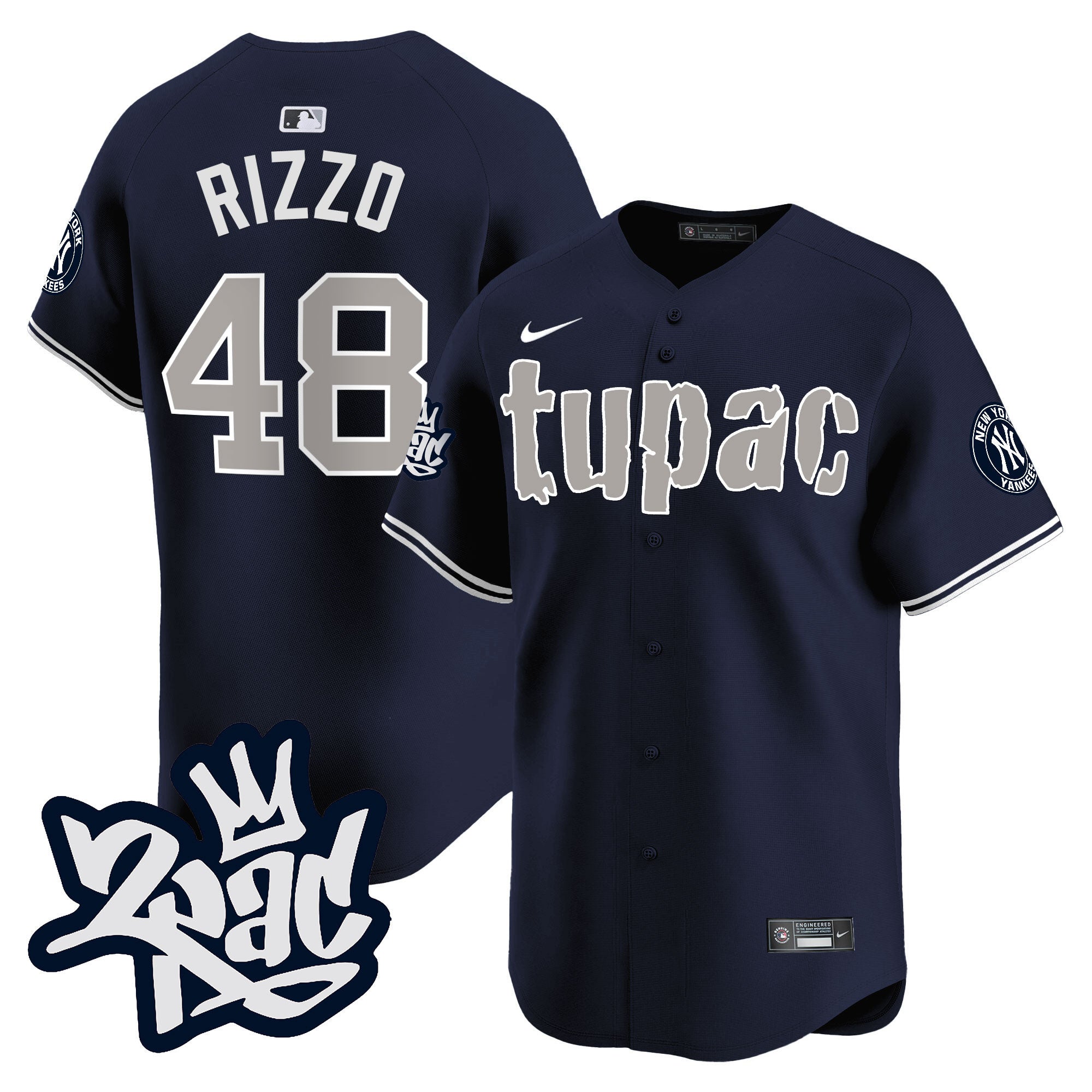 Men’s New York Tupac Shakur Vapor Premier Limited Jersey