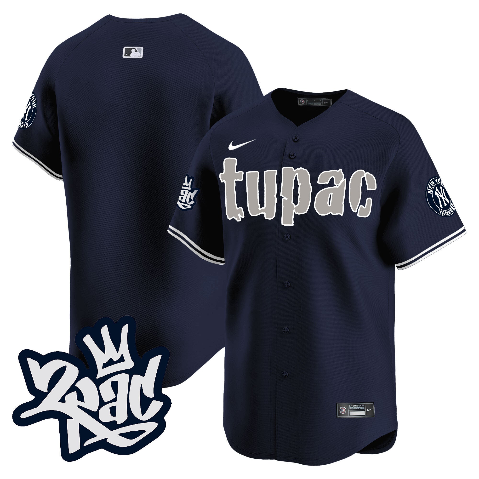 Men’s New York Tupac Shakur Vapor Premier Limited Jersey