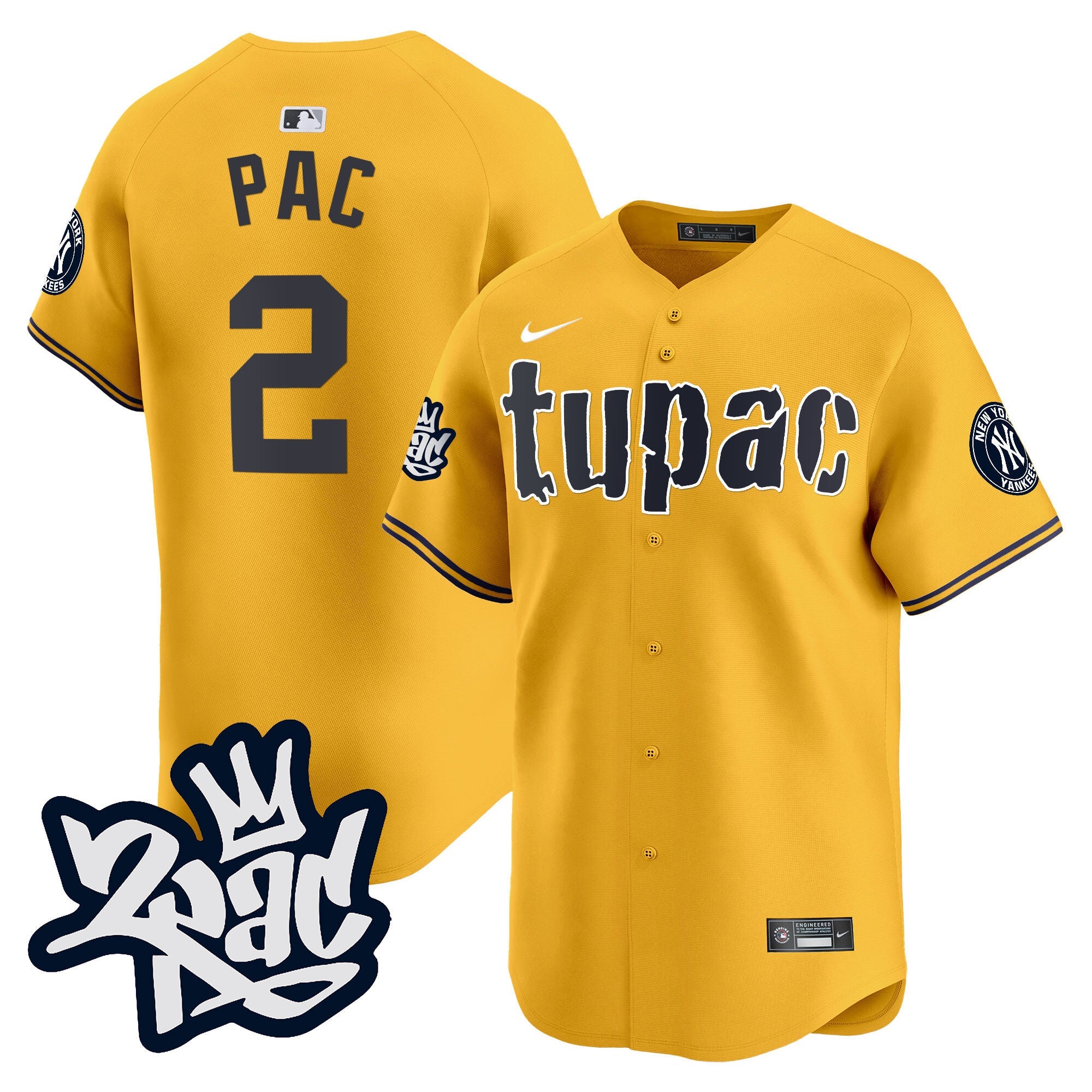 Men’s New York Tupac Shakur Vapor Premier Limited Jersey