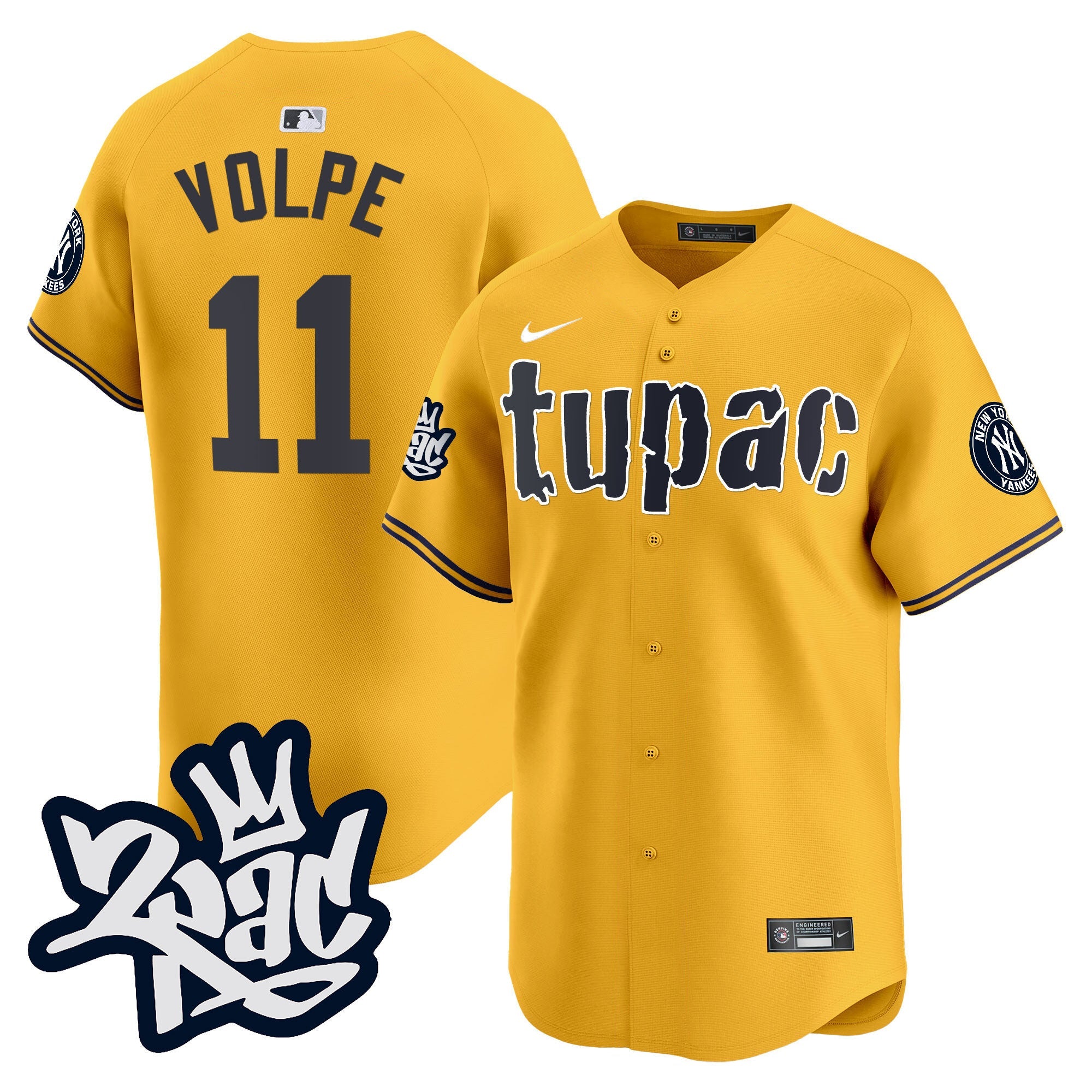 Men’s New York Tupac Shakur Vapor Premier Limited Jersey