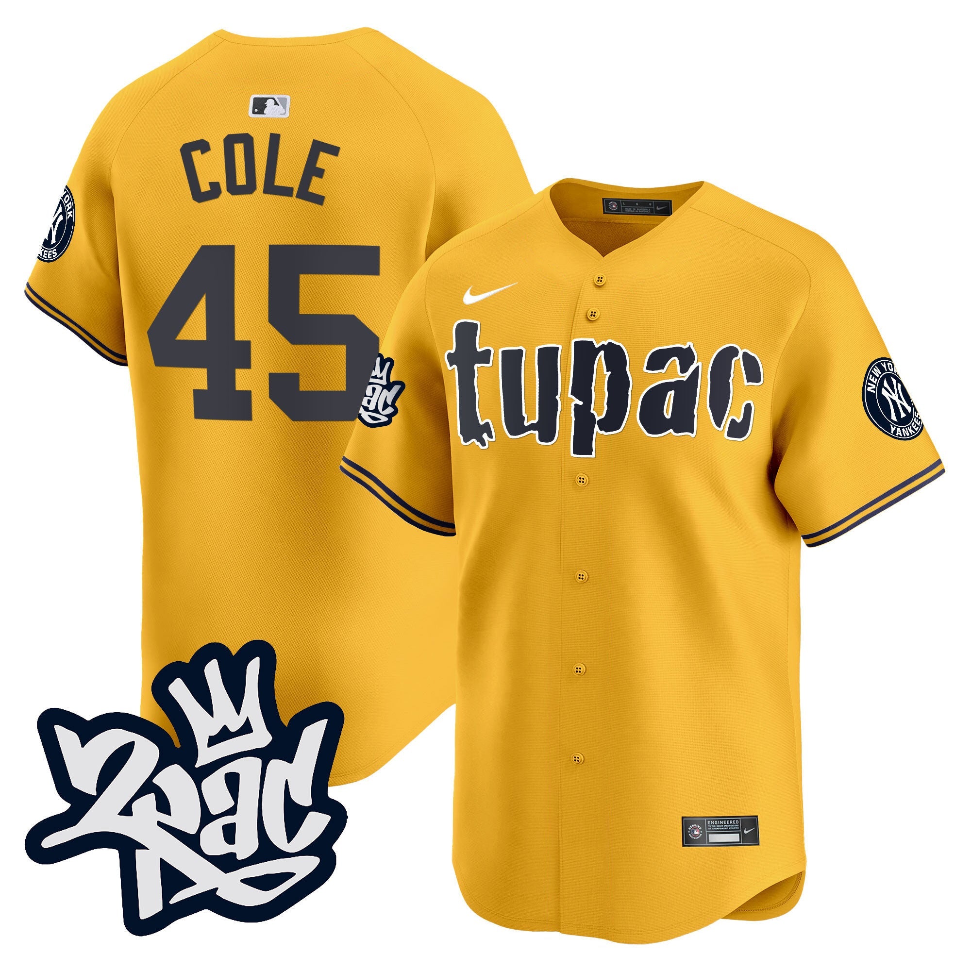 Men’s New York Tupac Shakur Vapor Premier Limited Jersey