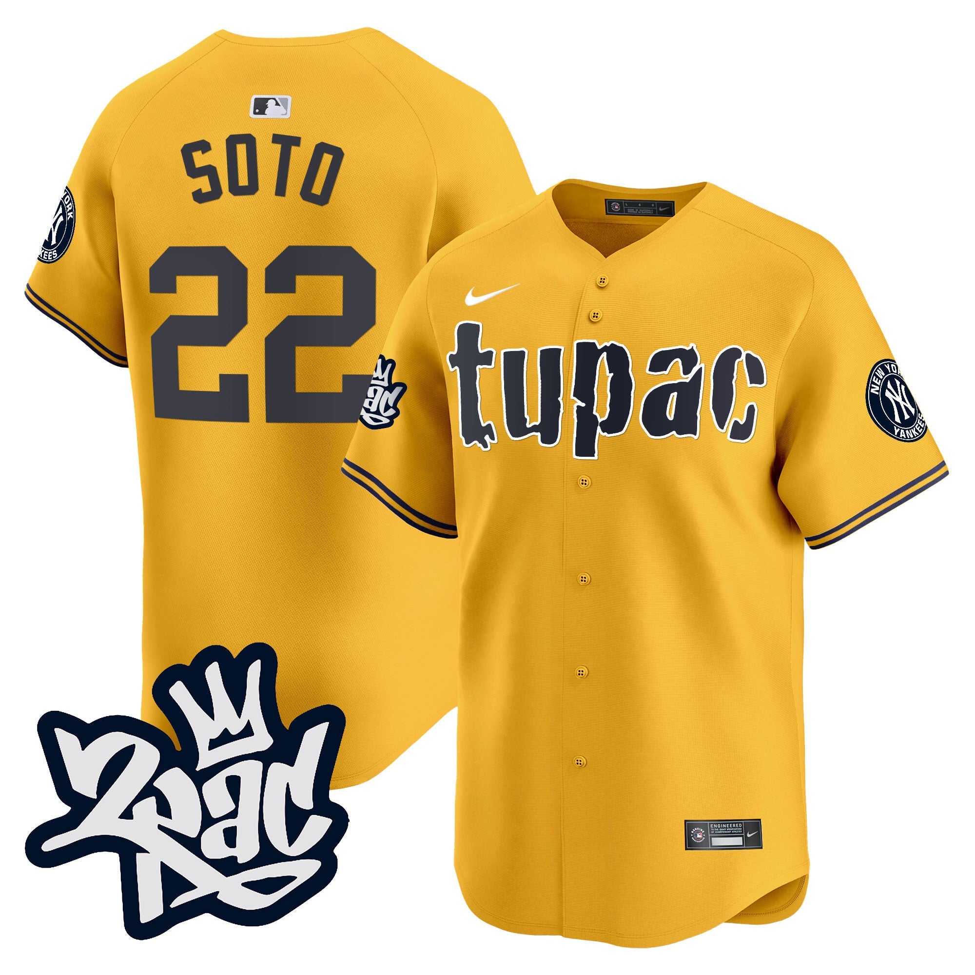 Men’s New York Tupac Shakur Vapor Premier Limited Jersey