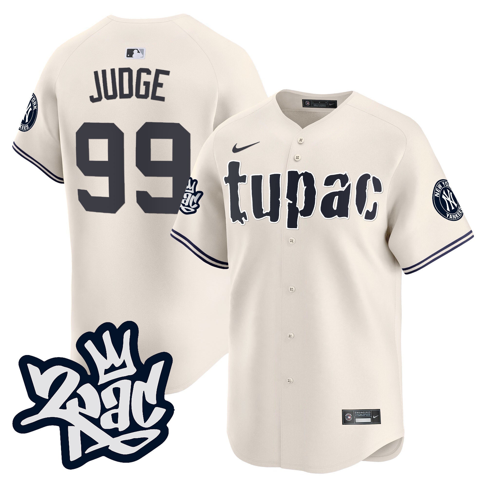 Men’s New York Tupac Shakur Vapor Premier Limited Jersey