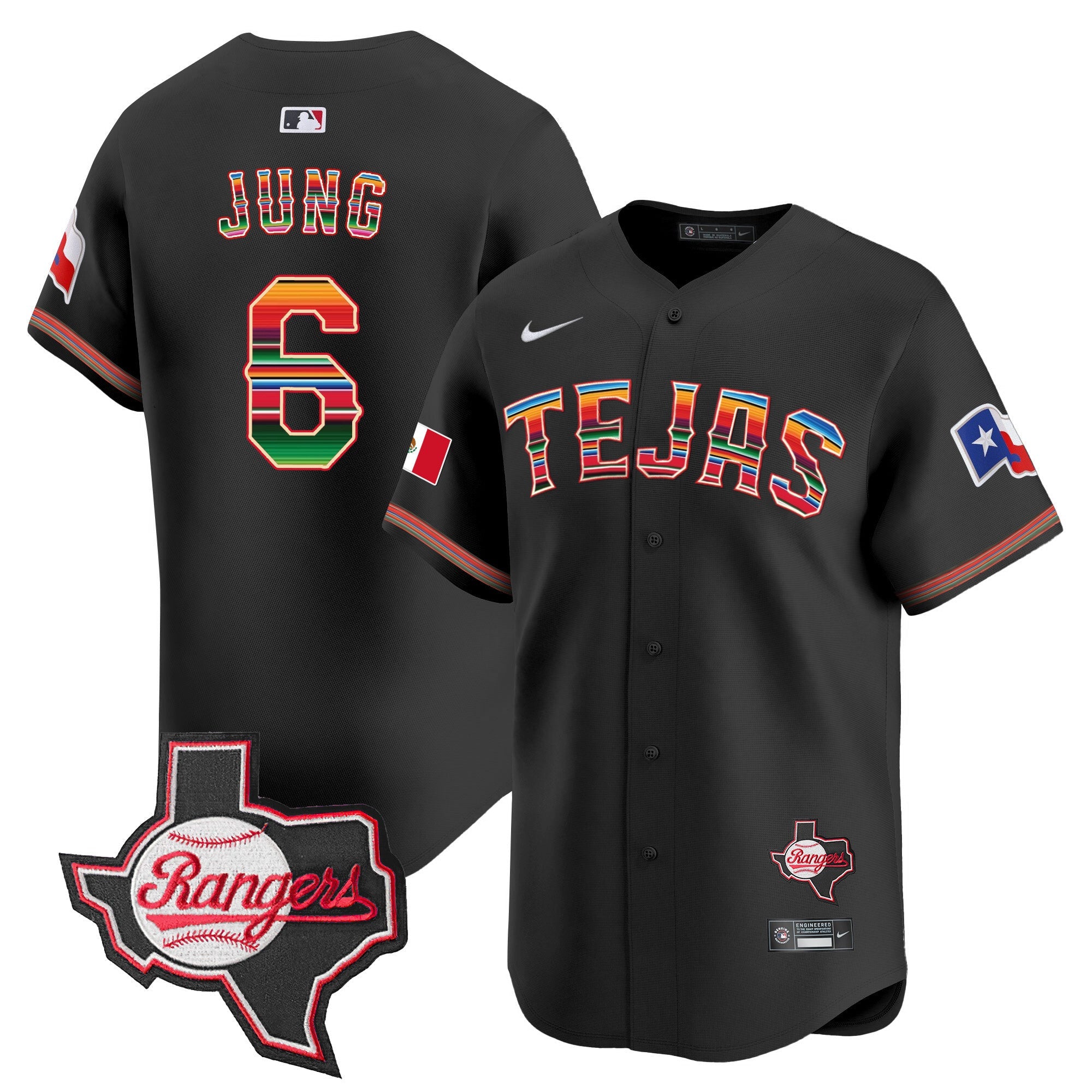 Men’s Texas Mexico Texas Patch Vapor Premier Limited Jersey