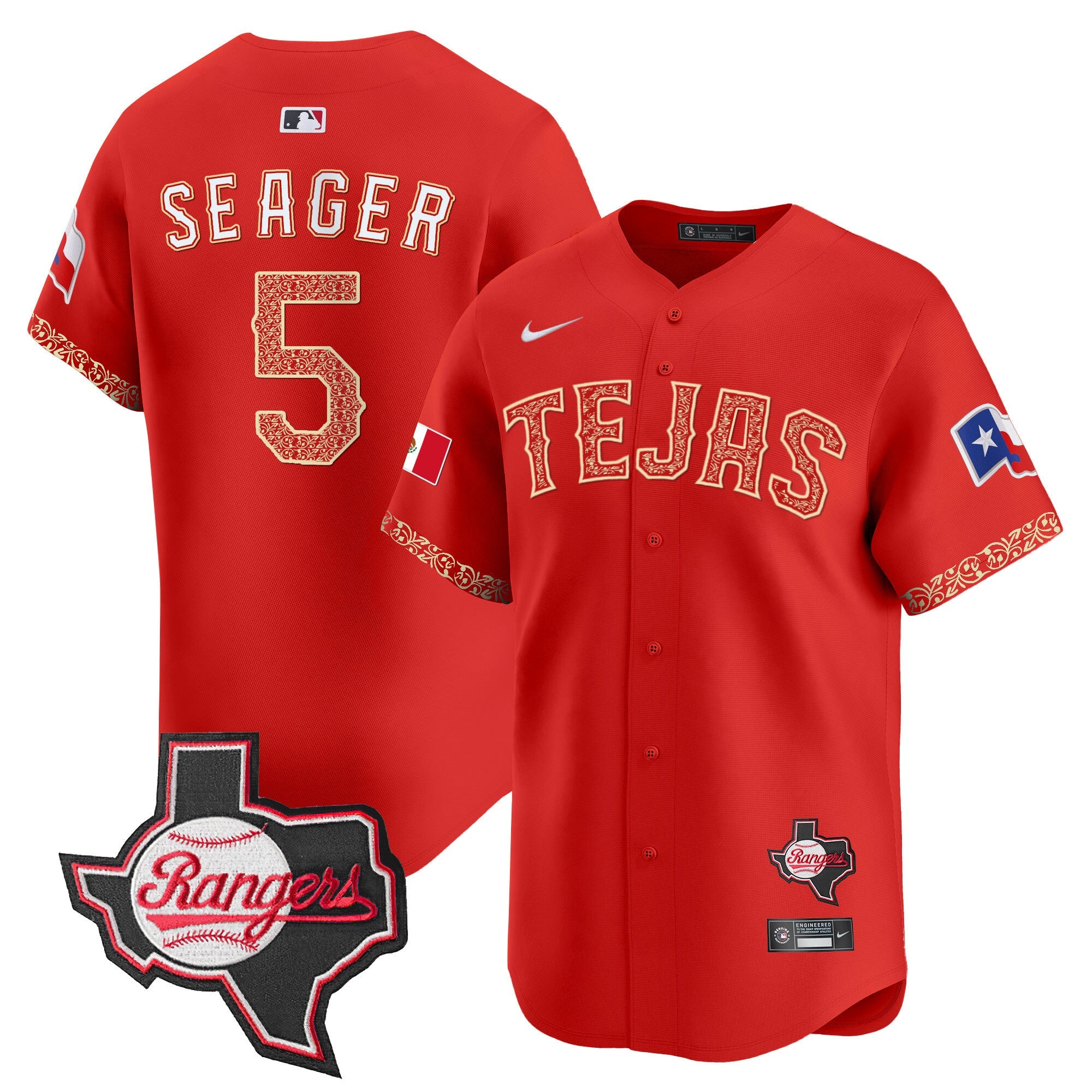 Men’s Texas Mexico Texas Patch Vapor Premier Limited Jersey