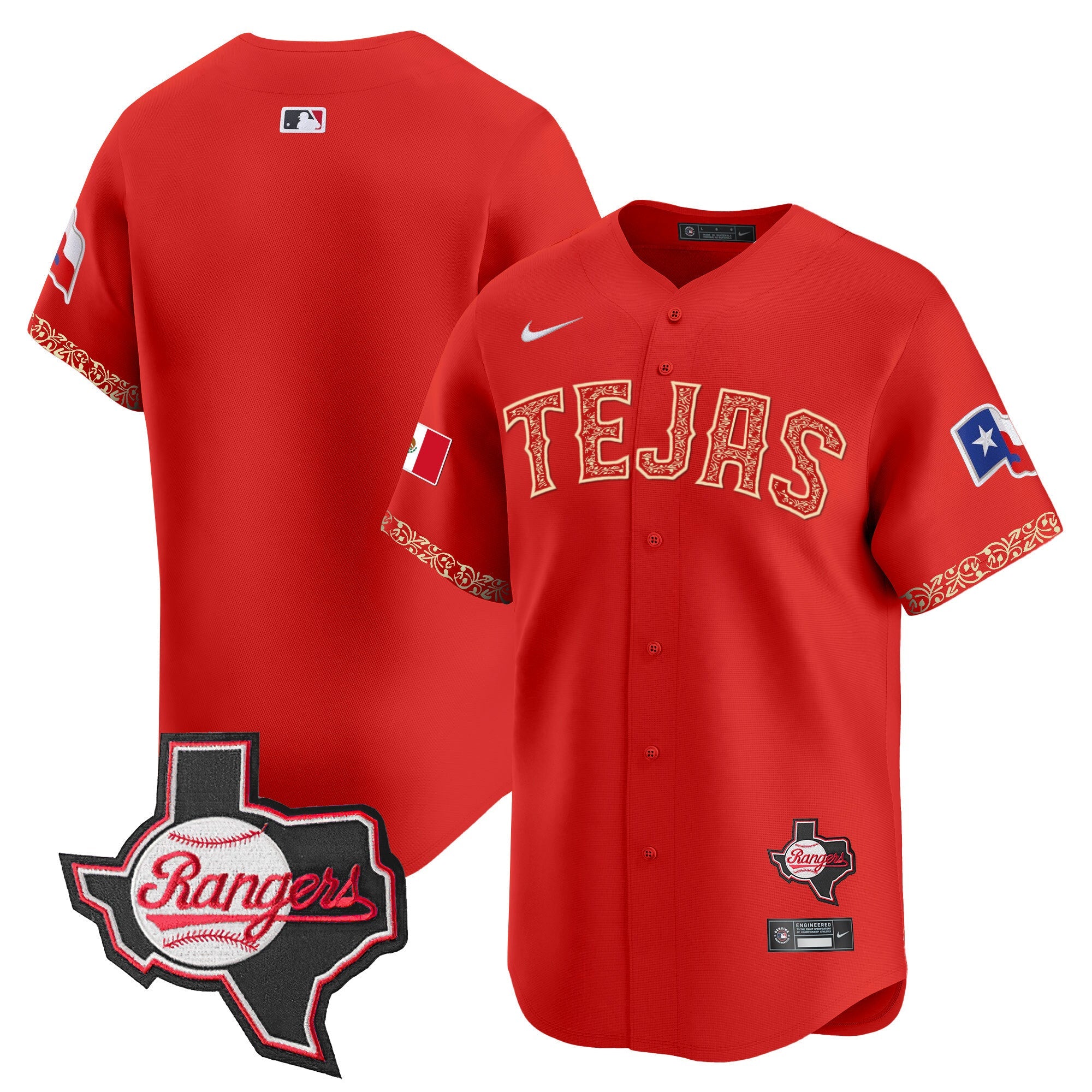 Men’s Texas Mexico Texas Patch Vapor Premier Limited Jersey