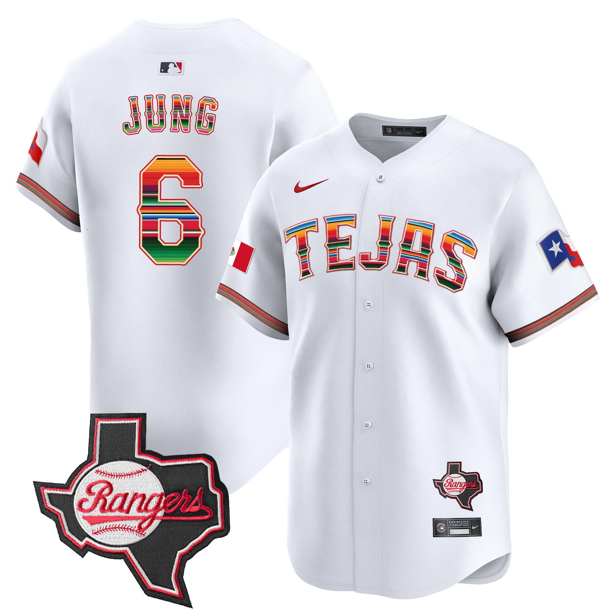 Men’s Texas Mexico Texas Patch Vapor Premier Limited Jersey