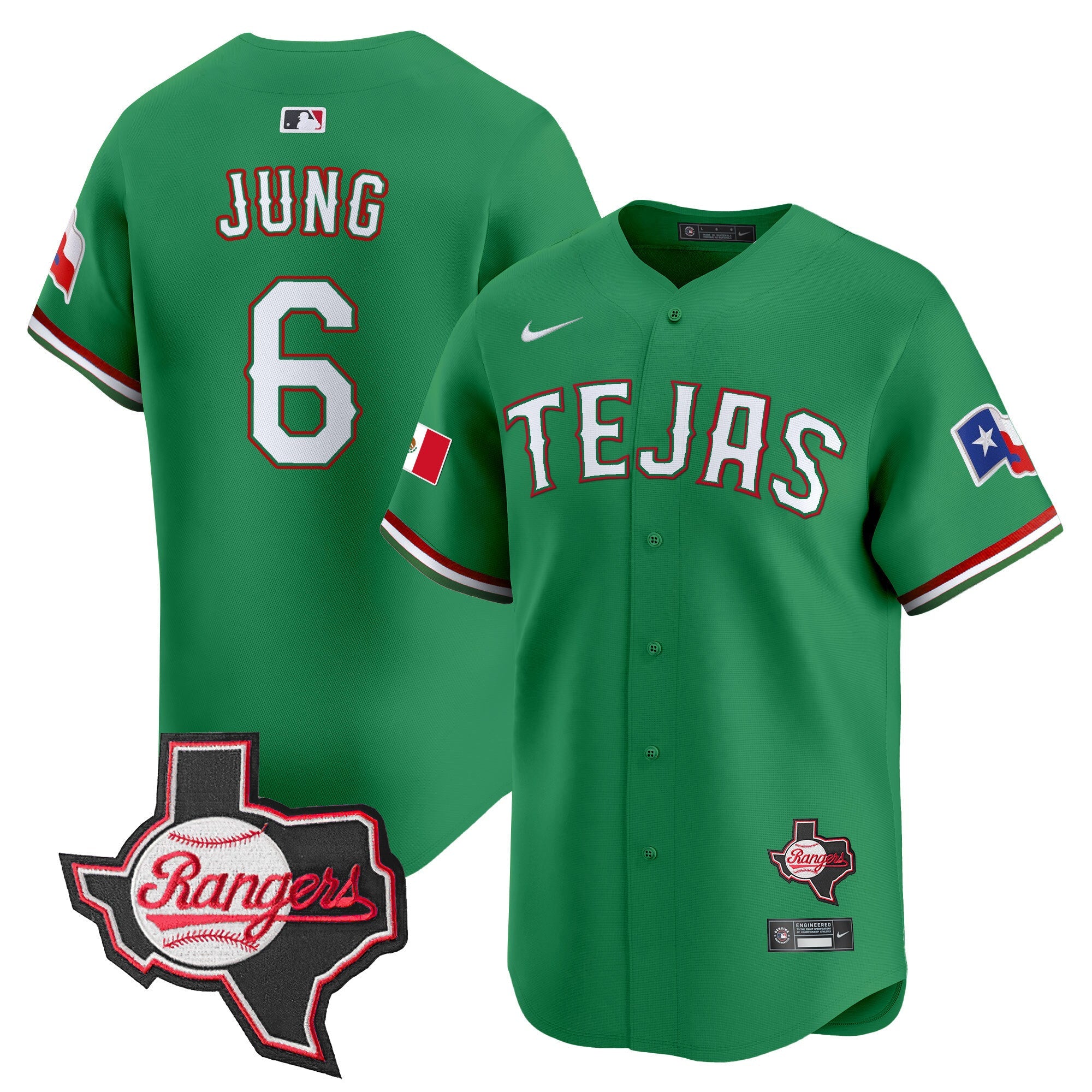Men’s Texas Mexico Texas Patch Vapor Premier Limited Jersey