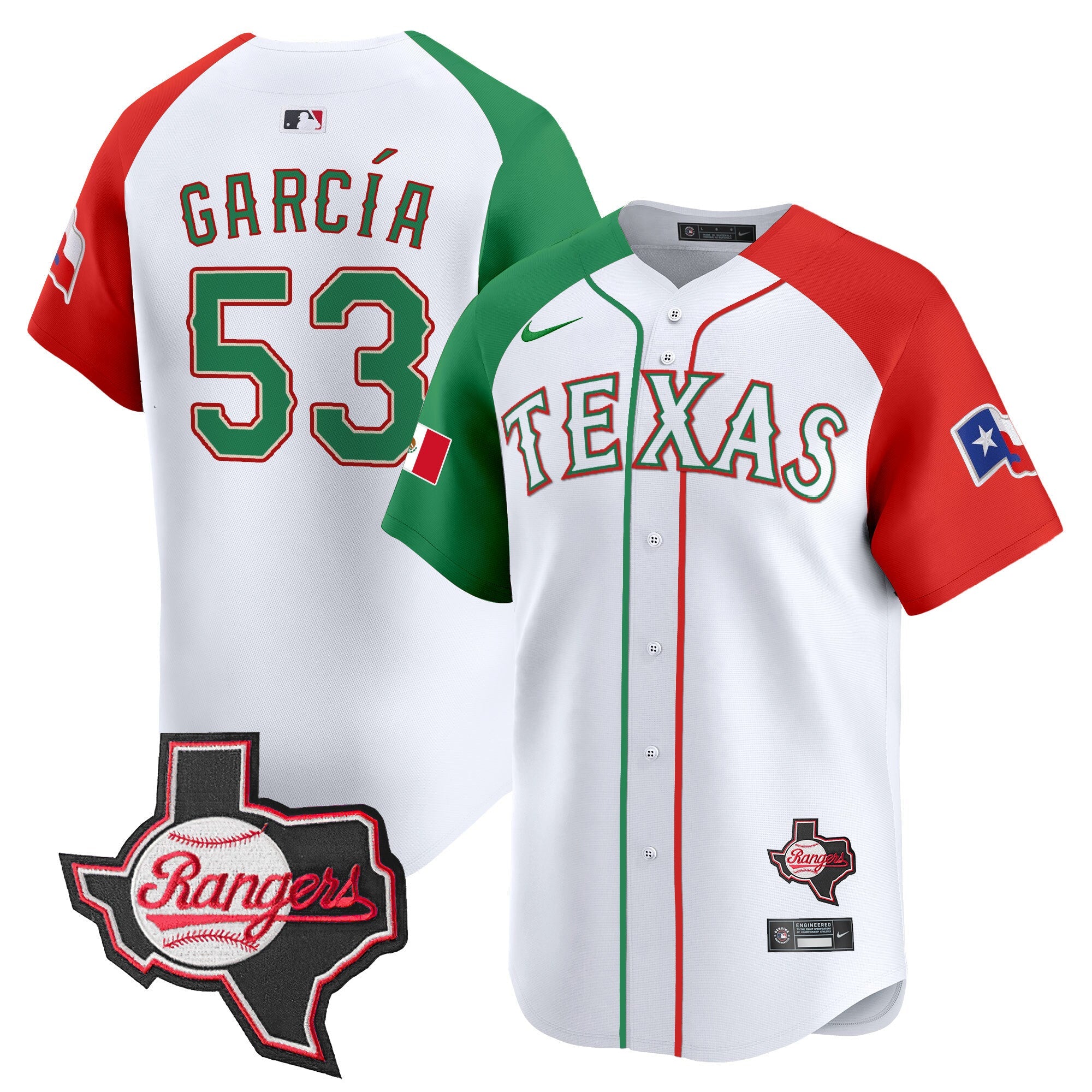 Men’s Texas Mexico Texas Patch Vapor Premier Limited Jersey