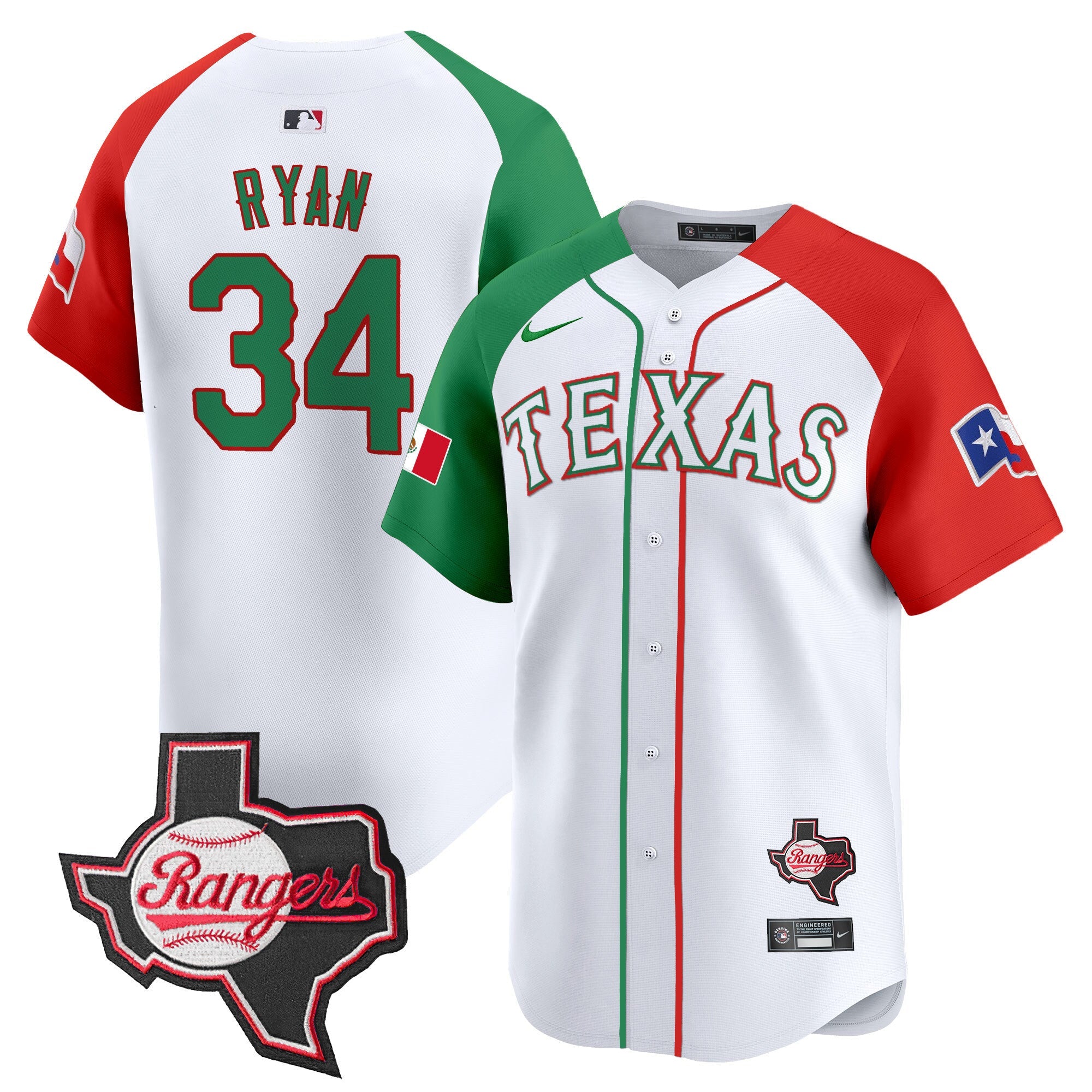 Men’s Texas Mexico Texas Patch Vapor Premier Limited Jersey