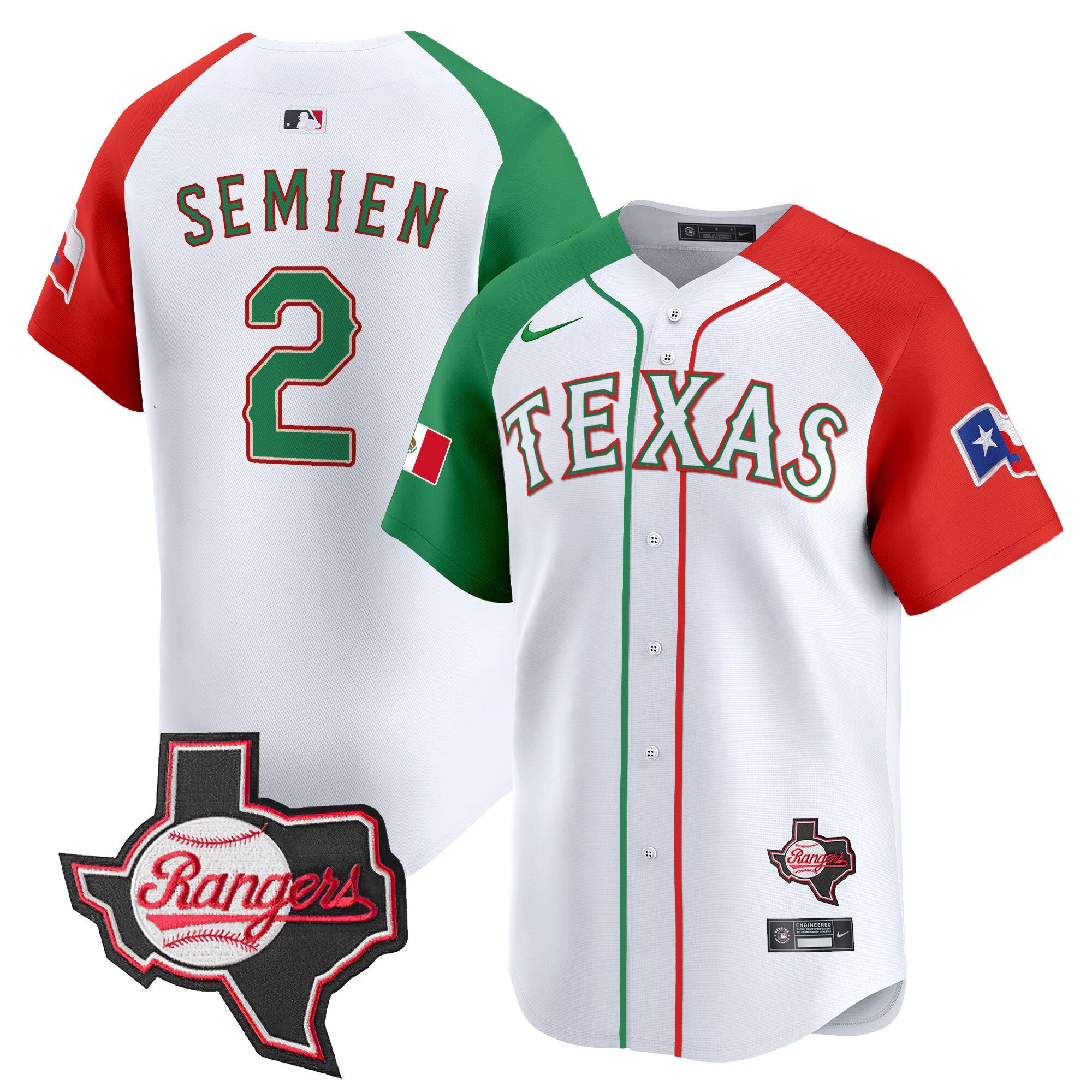 Men’s Texas Mexico Texas Patch Vapor Premier Limited Jersey