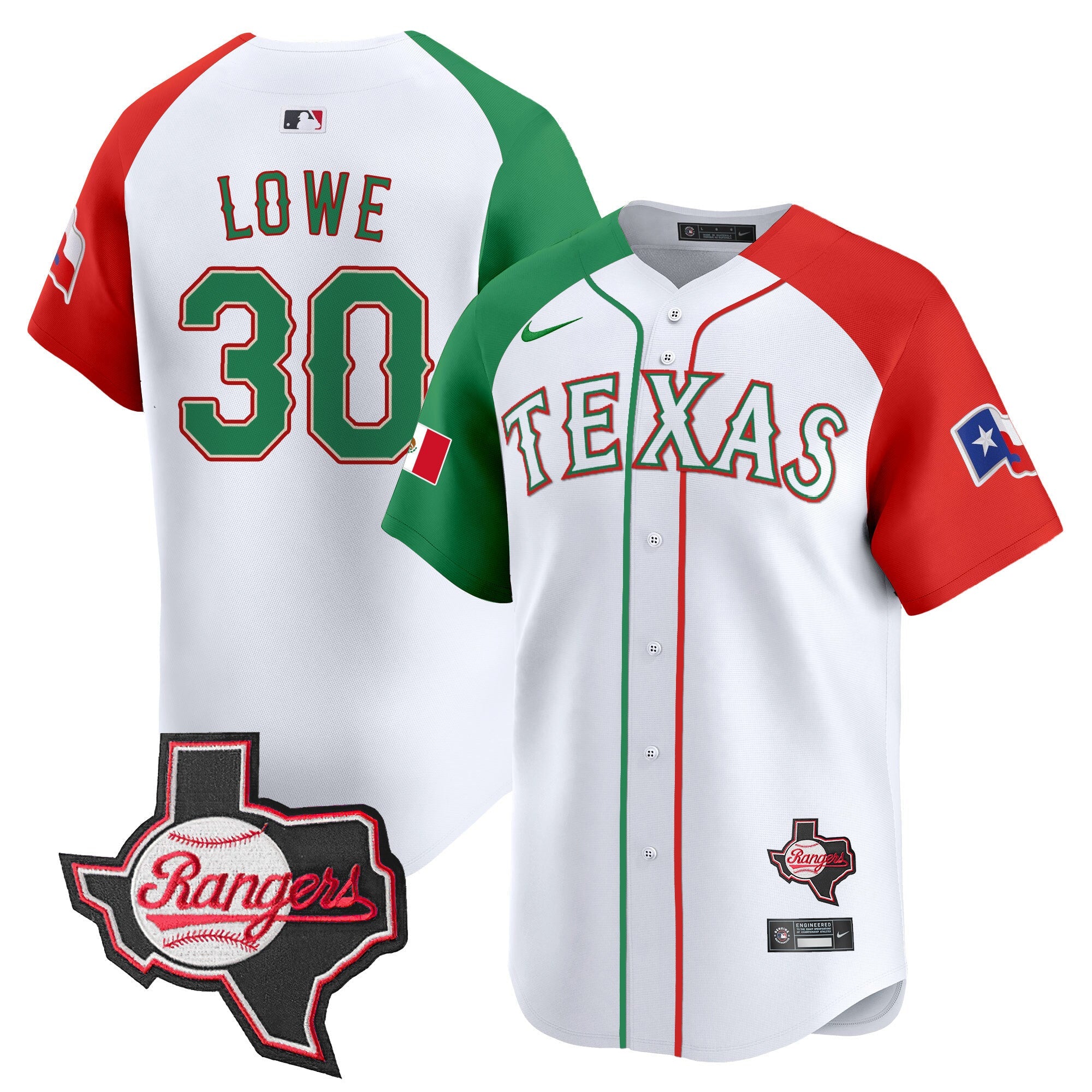 Men’s Texas Mexico Texas Patch Vapor Premier Limited Jersey