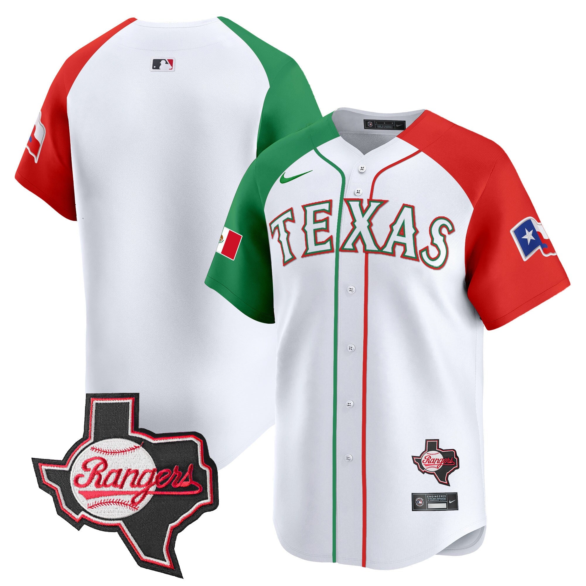 Men’s Texas Mexico Texas Patch Vapor Premier Limited Jersey