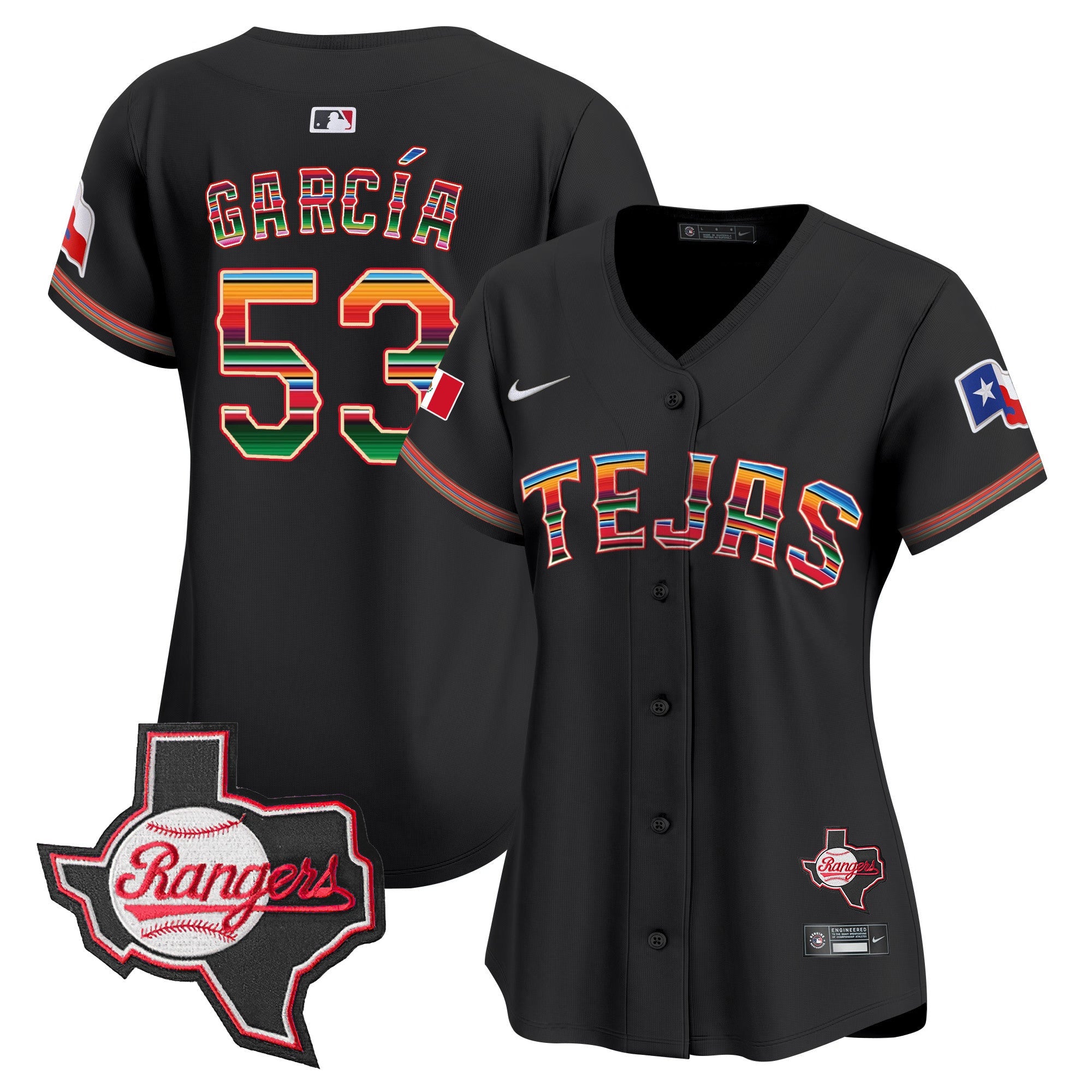 Women’s Texas Mexico Texas Patch Vapor Premier Limited Jersey