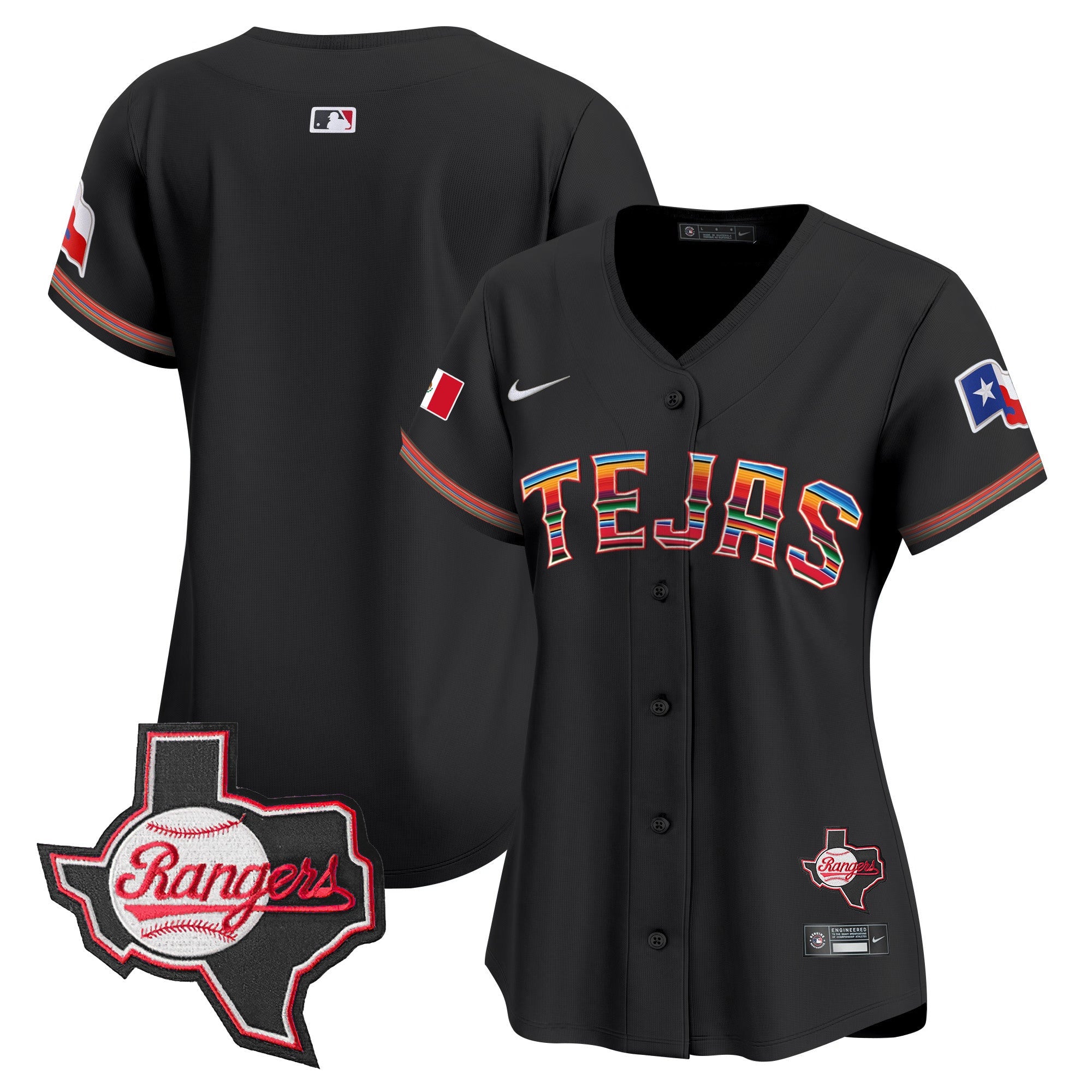 Women’s Texas Mexico Texas Patch Vapor Premier Limited Jersey