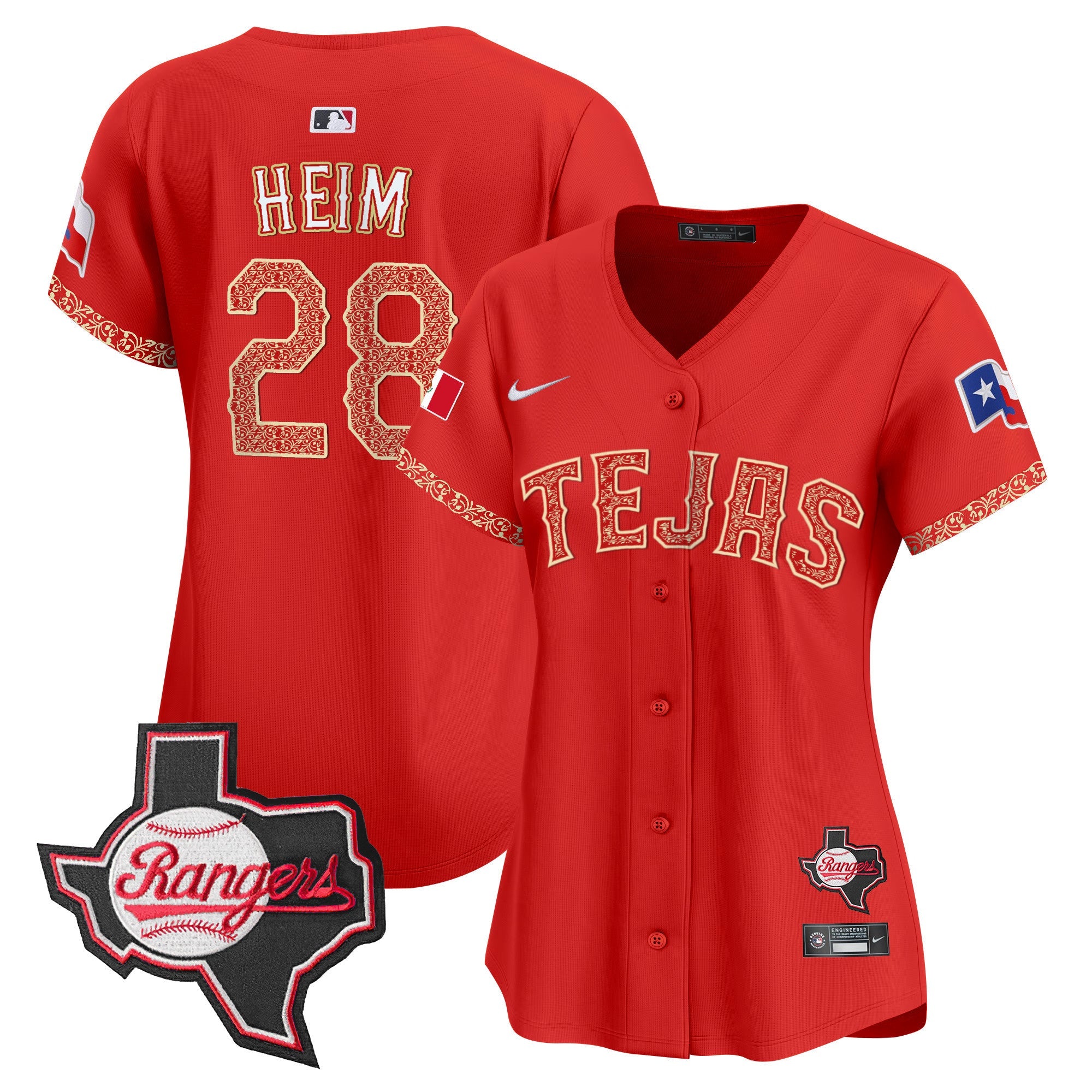Women’s Texas Mexico Texas Patch Vapor Premier Limited Jersey