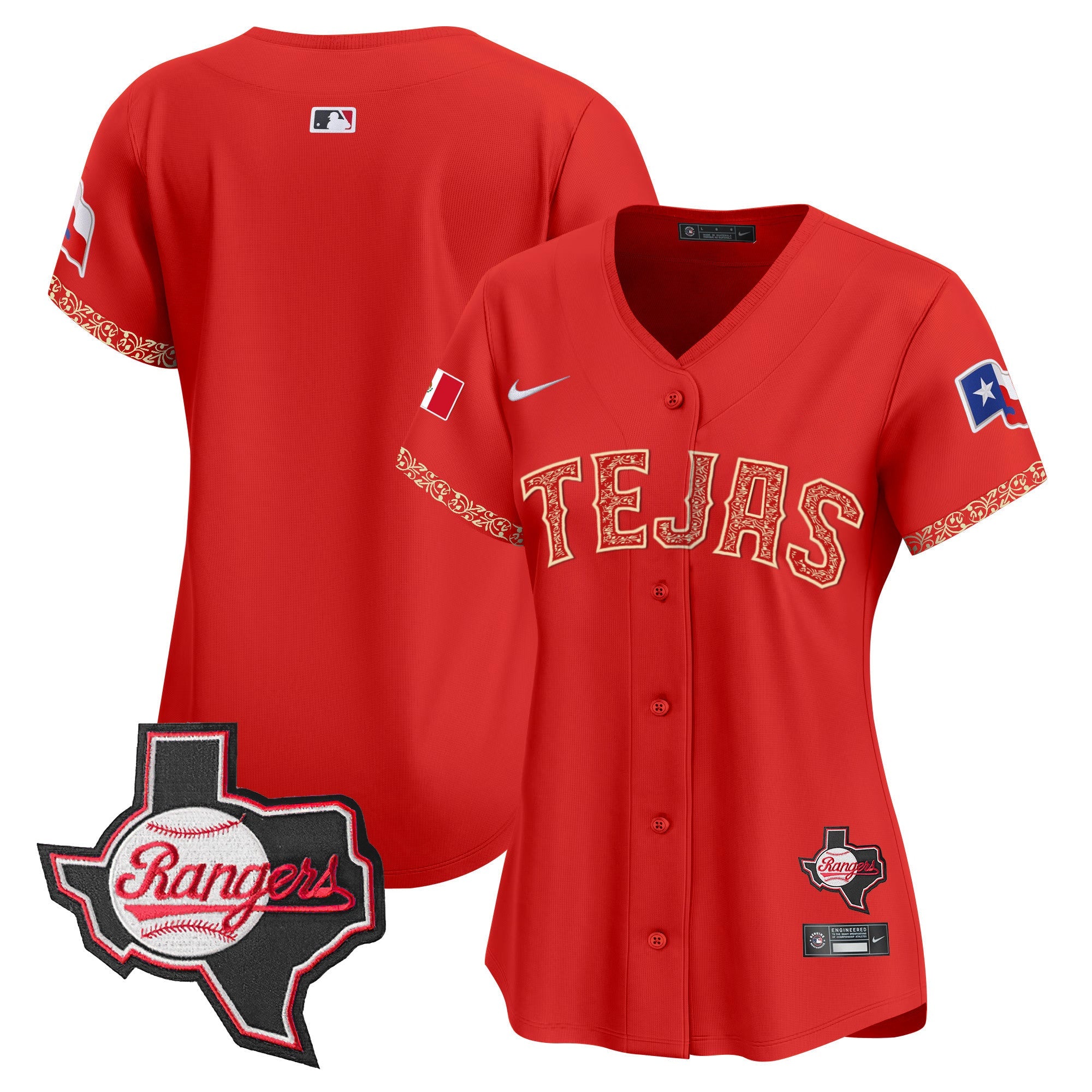 Women’s Texas Mexico Texas Patch Vapor Premier Limited Jersey