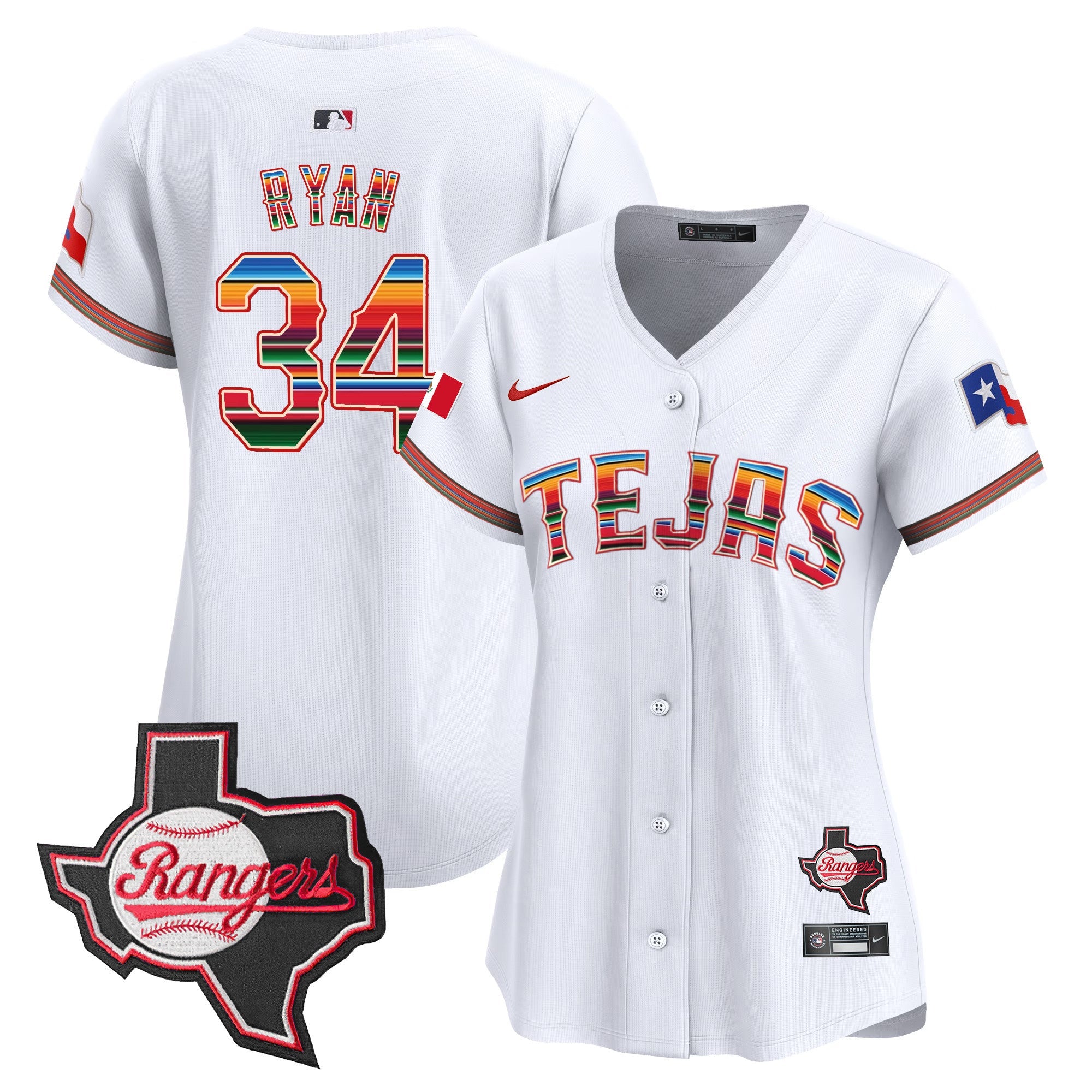 Women’s Texas Mexico Texas Patch Vapor Premier Limited Jersey