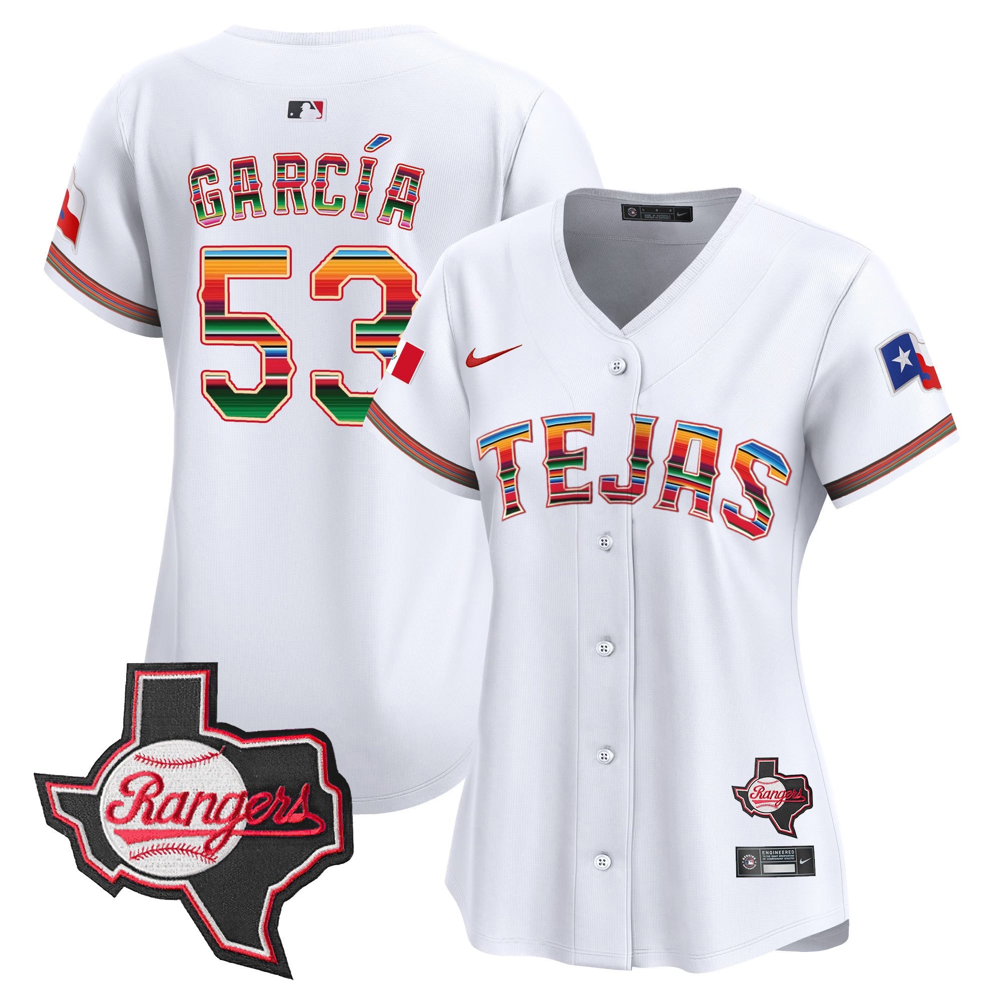 Women’s Texas Mexico Texas Patch Vapor Premier Limited Jersey