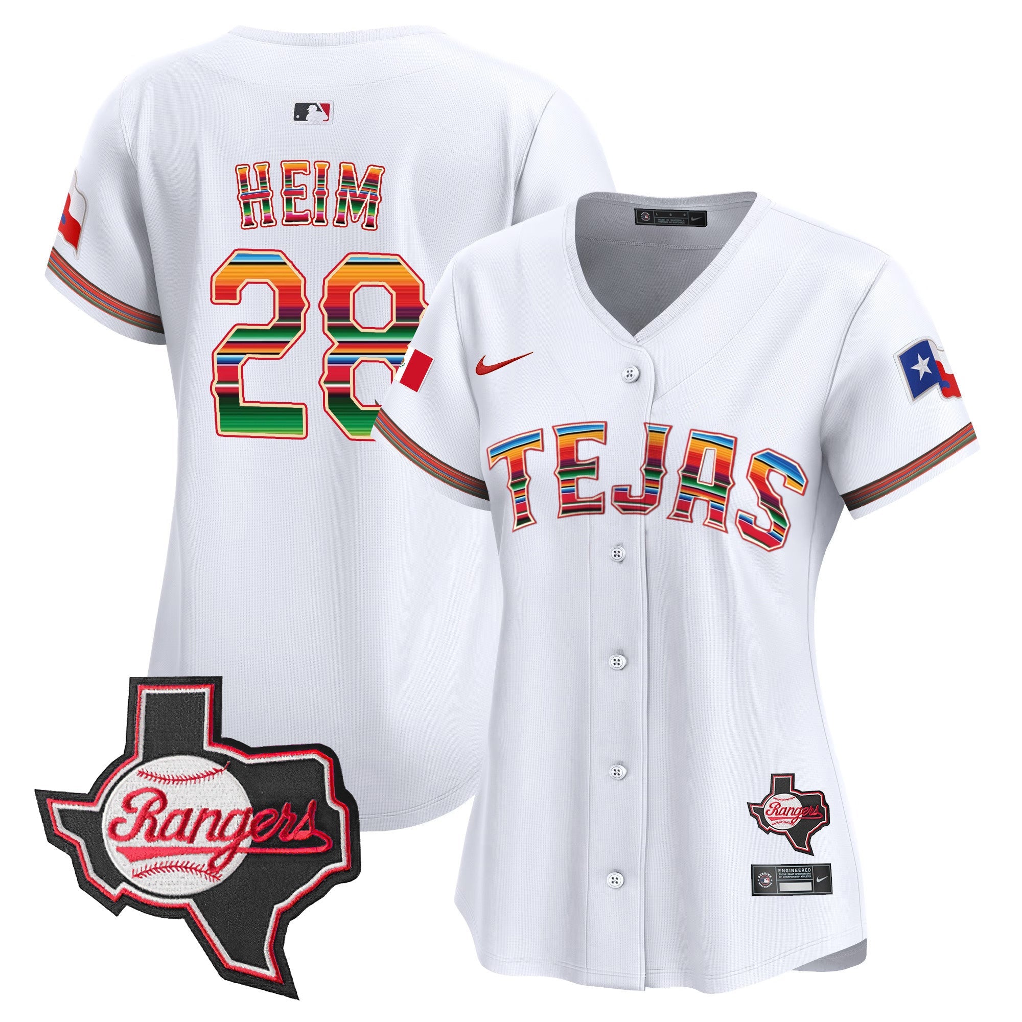 Women’s Texas Mexico Texas Patch Vapor Premier Limited Jersey
