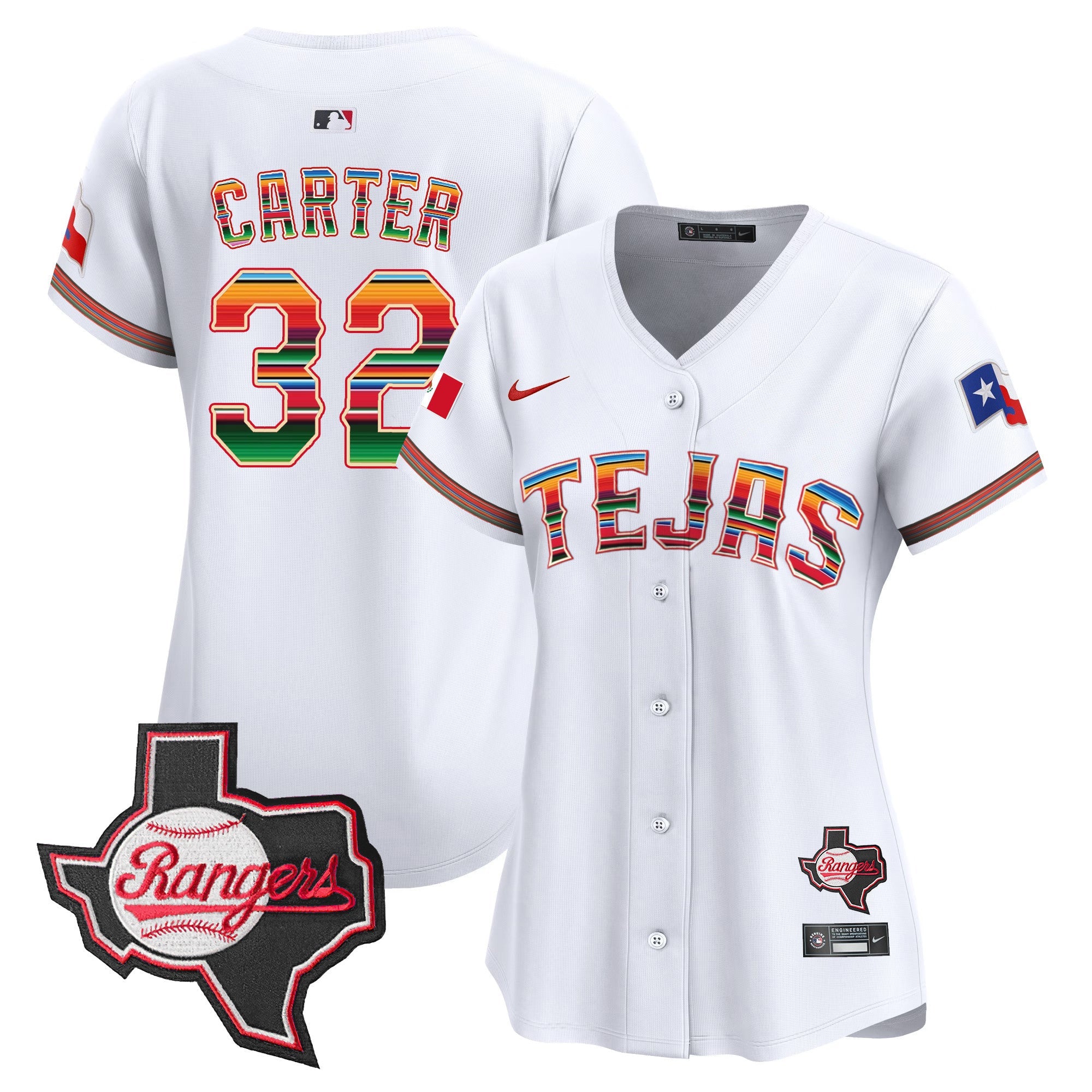 Women’s Texas Mexico Texas Patch Vapor Premier Limited Jersey
