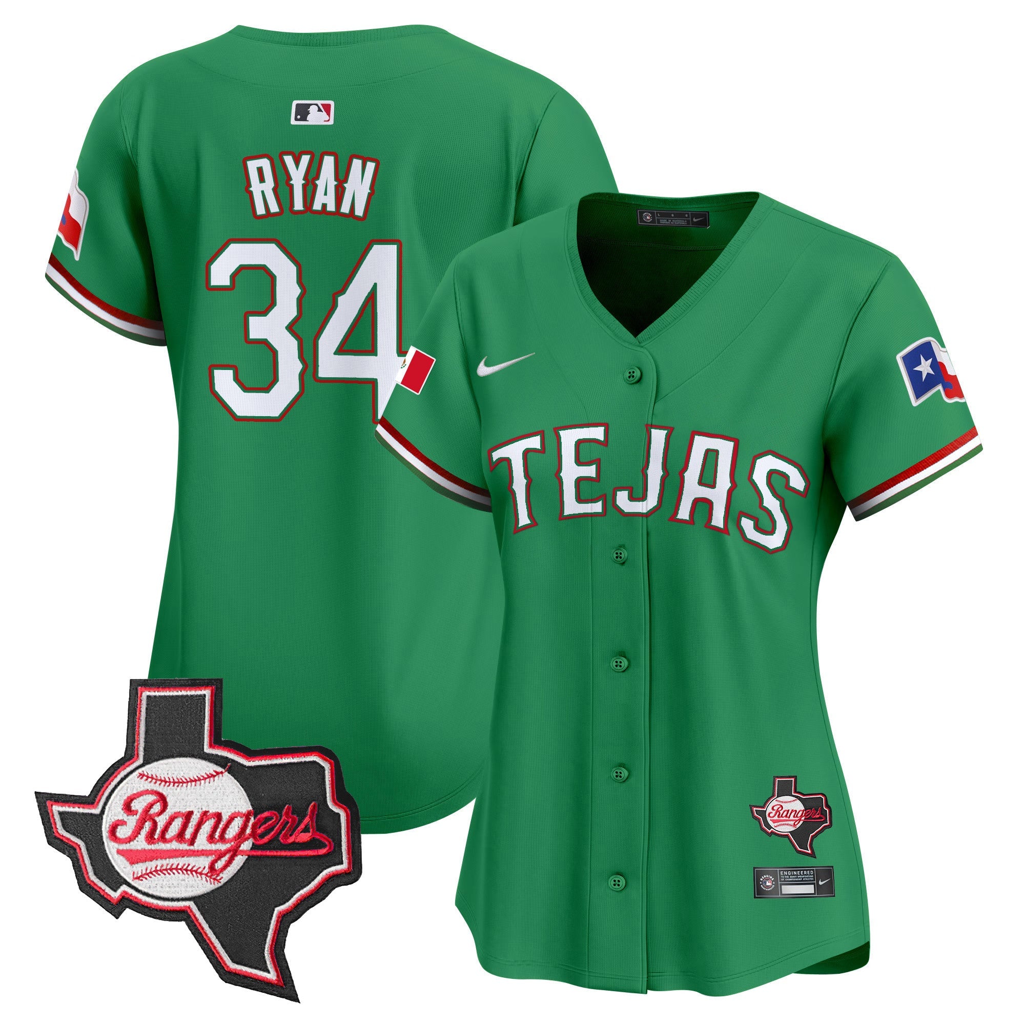 Women’s Texas Mexico Texas Patch Vapor Premier Limited Jersey